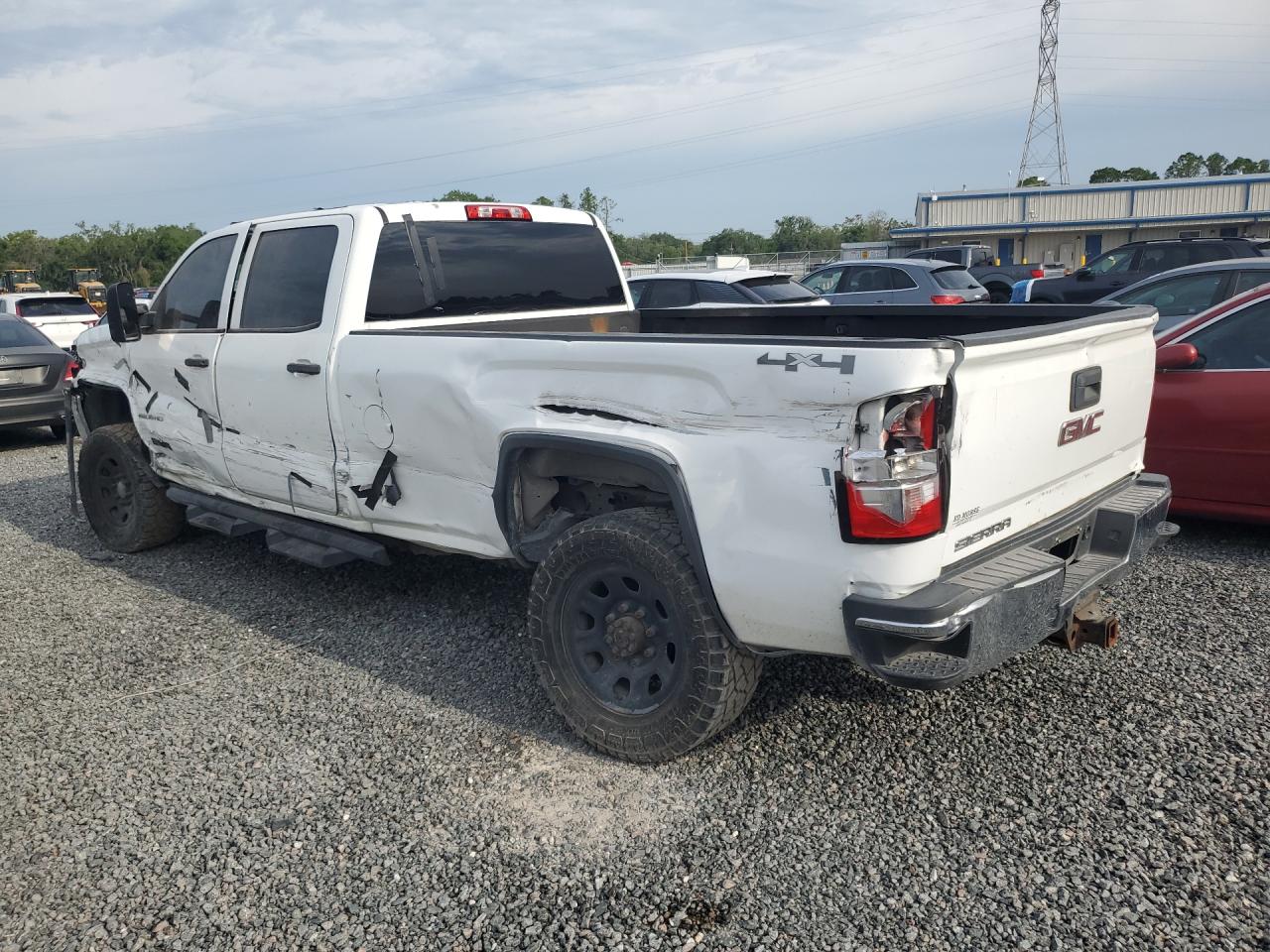 2015 Gmc Sierra K2500 Heavy Duty White vin: 1GT12XE86FF121398