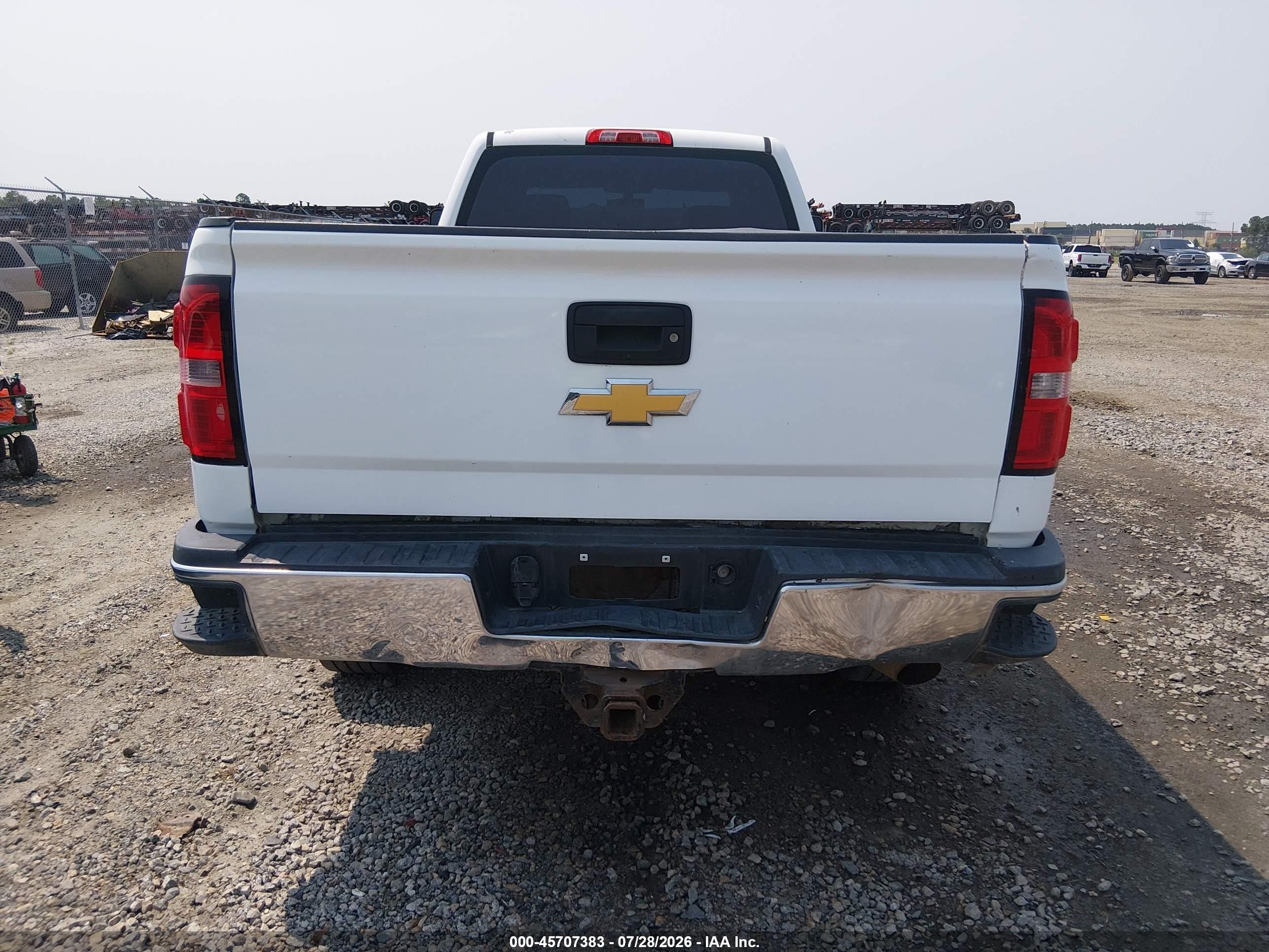2015 Gmc Sierra 2500hd   Белый vin: 1GT12XEG6FF156174