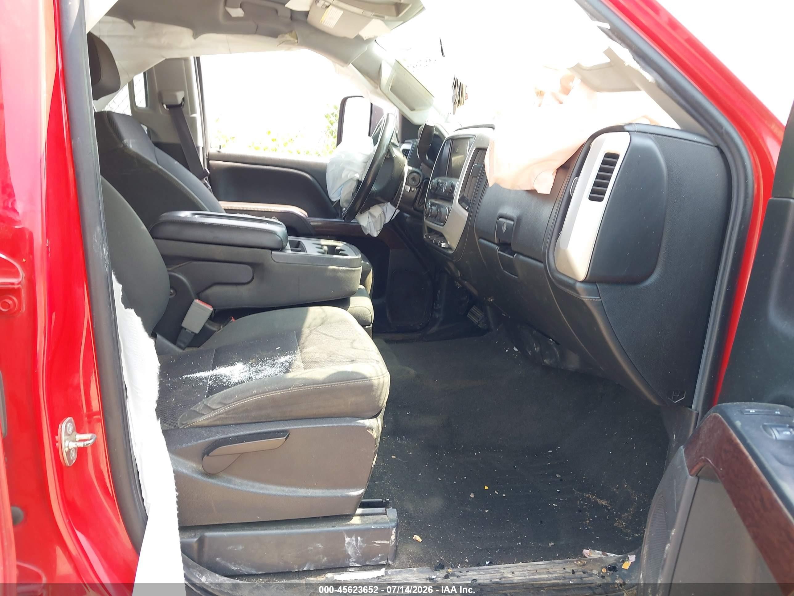 2015 Gmc Sierra 2500hd Sle Red vin: 1GT12YE84FF136181
