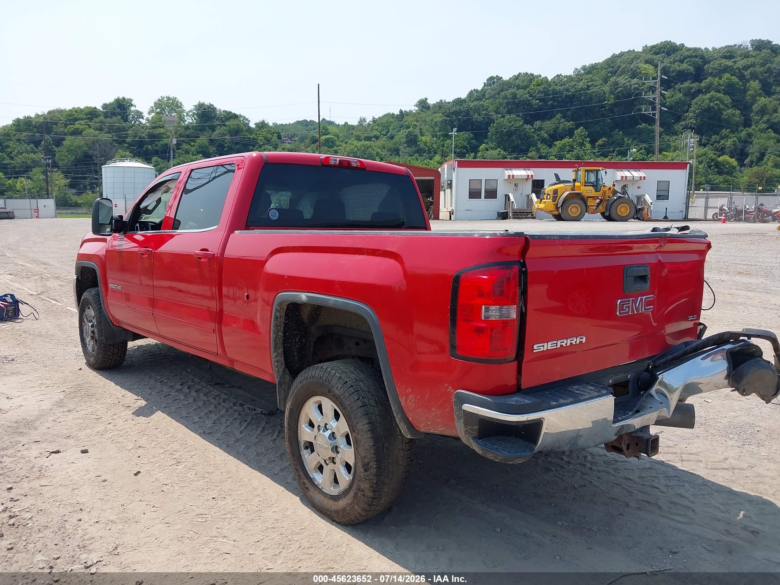 2015 Gmc Sierra 2500hd Sle Red vin: 1GT12YE84FF136181
