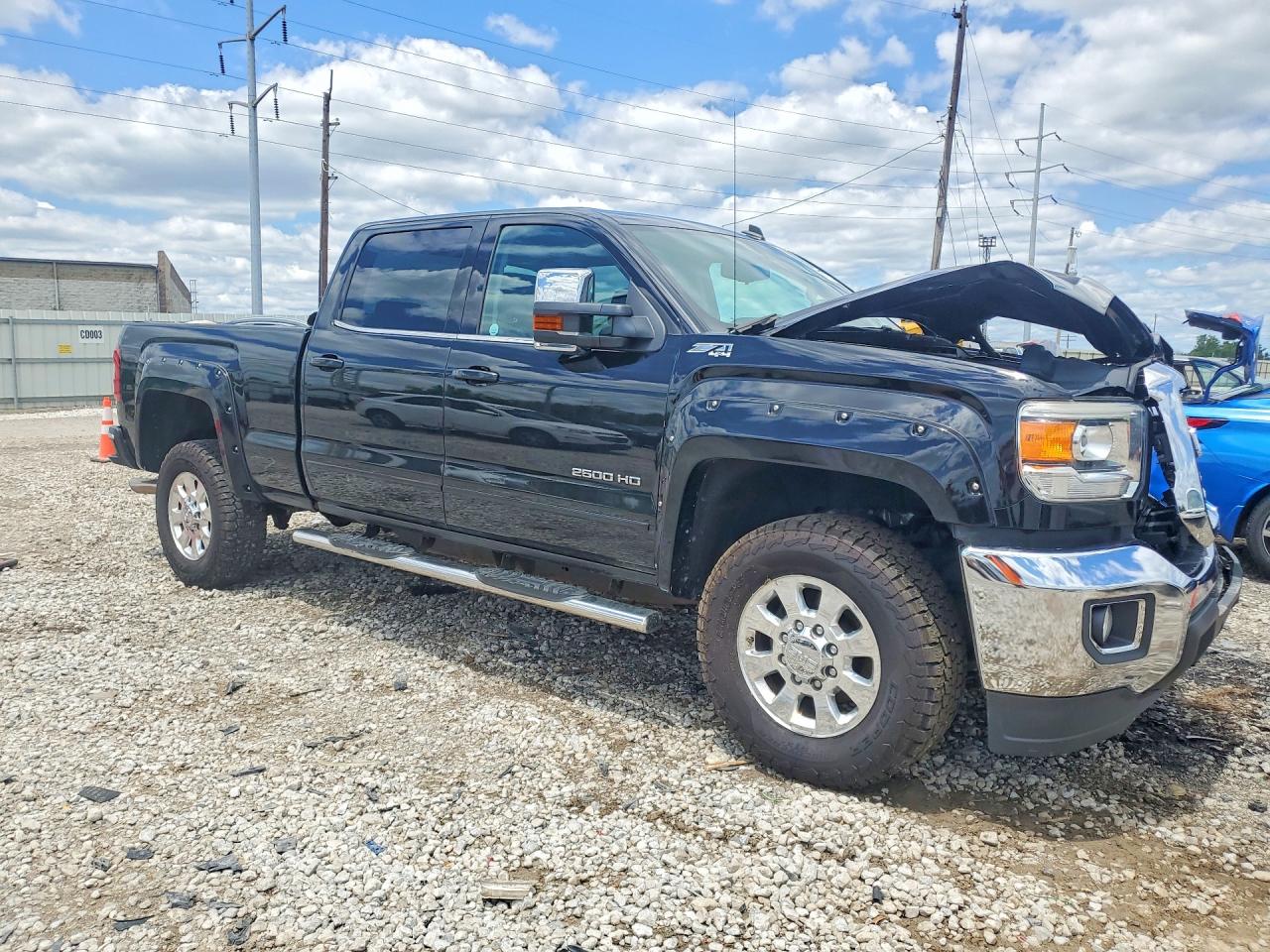 2015 Gmc Sierra K2500 Sle Black vin: 1GT12YEG8FF165075