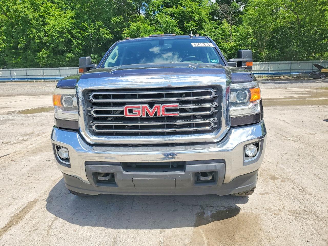 2015 Gmc Sierra K2500 Sle Gray vin: 1GT12YEGXFF620170