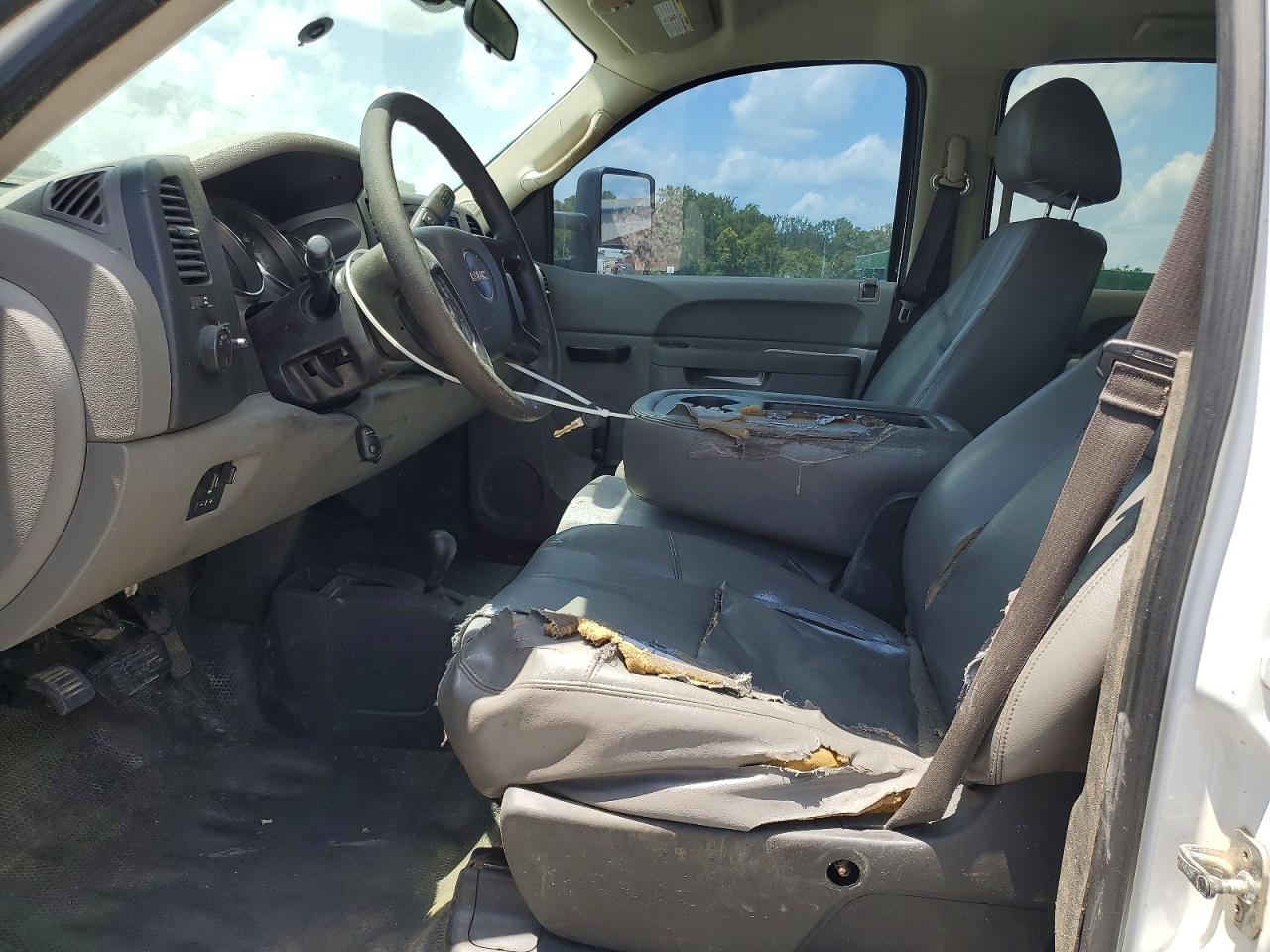 2013 Gmc Sierra K2500 Heavy Duty Белый vin: 1GT12ZC89DF105305