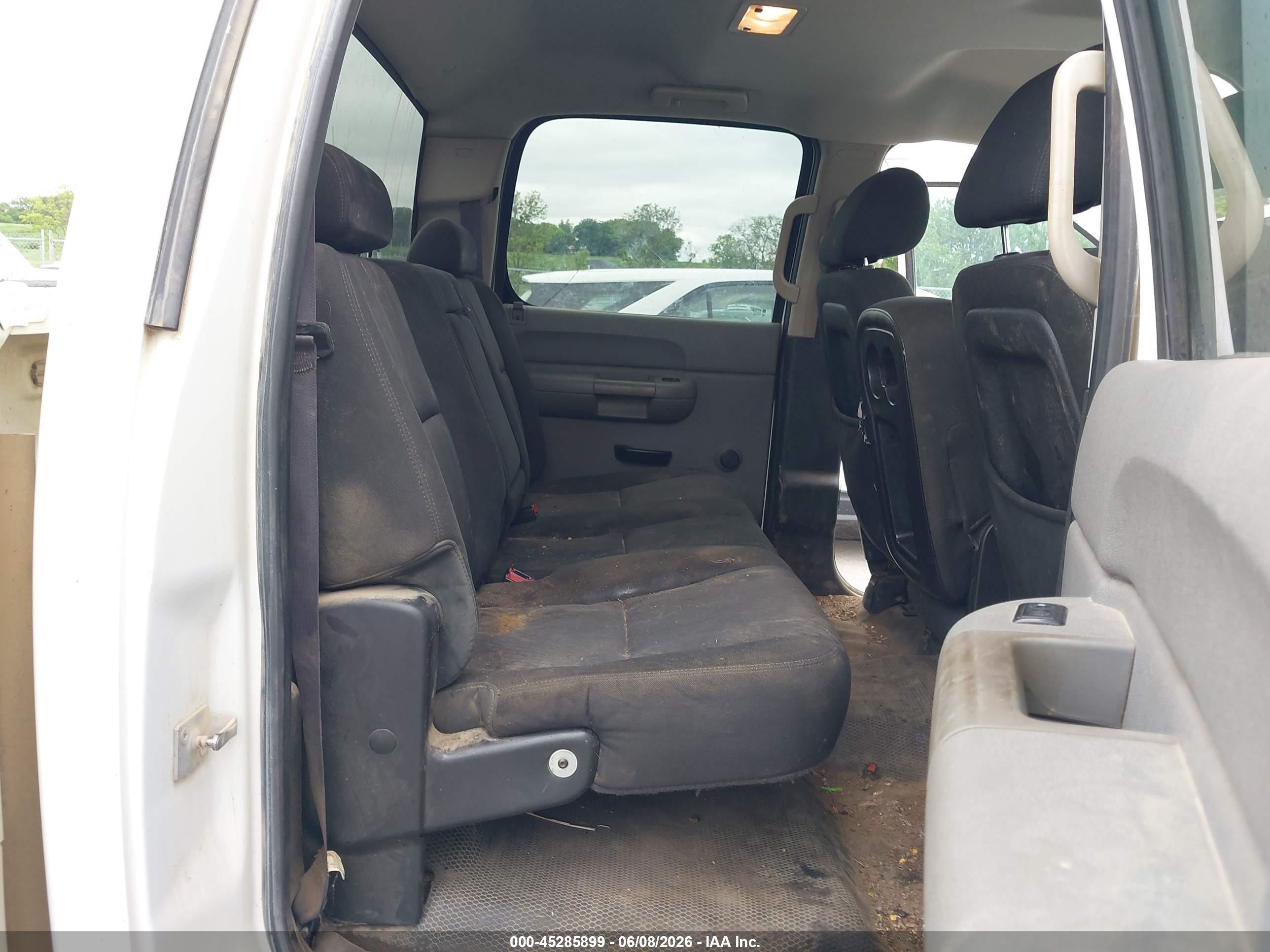 2013 Gmc Sierra 2500hd Work Truck White vin: 1GT12ZC89DF214170