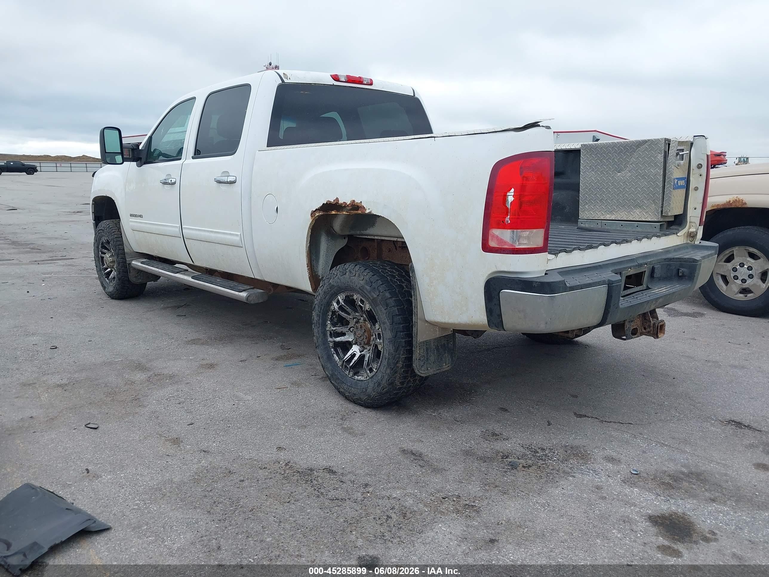 2013 Gmc Sierra 2500hd Work Truck White vin: 1GT12ZC89DF214170