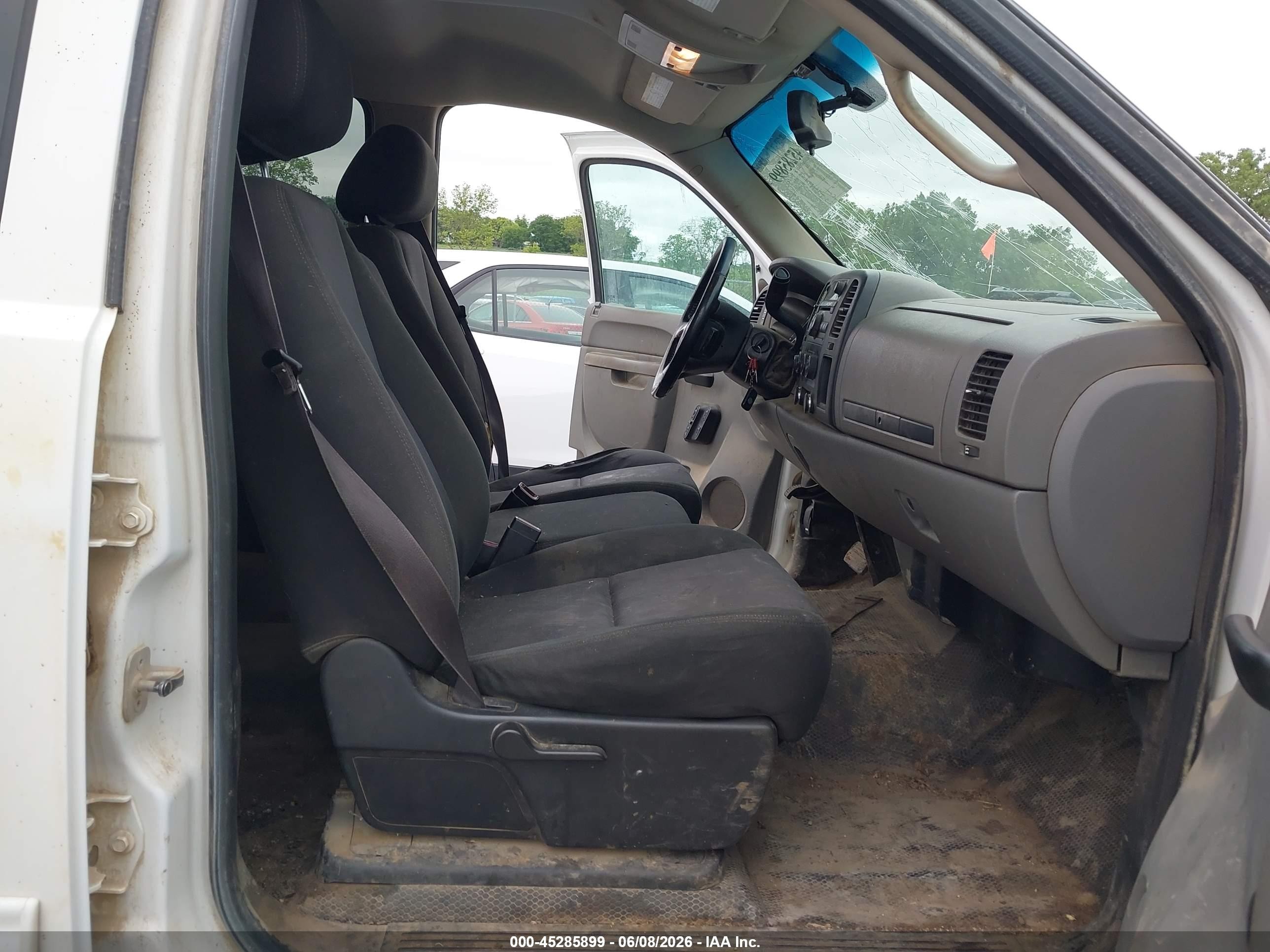 2013 Gmc Sierra 2500hd Work Truck White vin: 1GT12ZC89DF214170