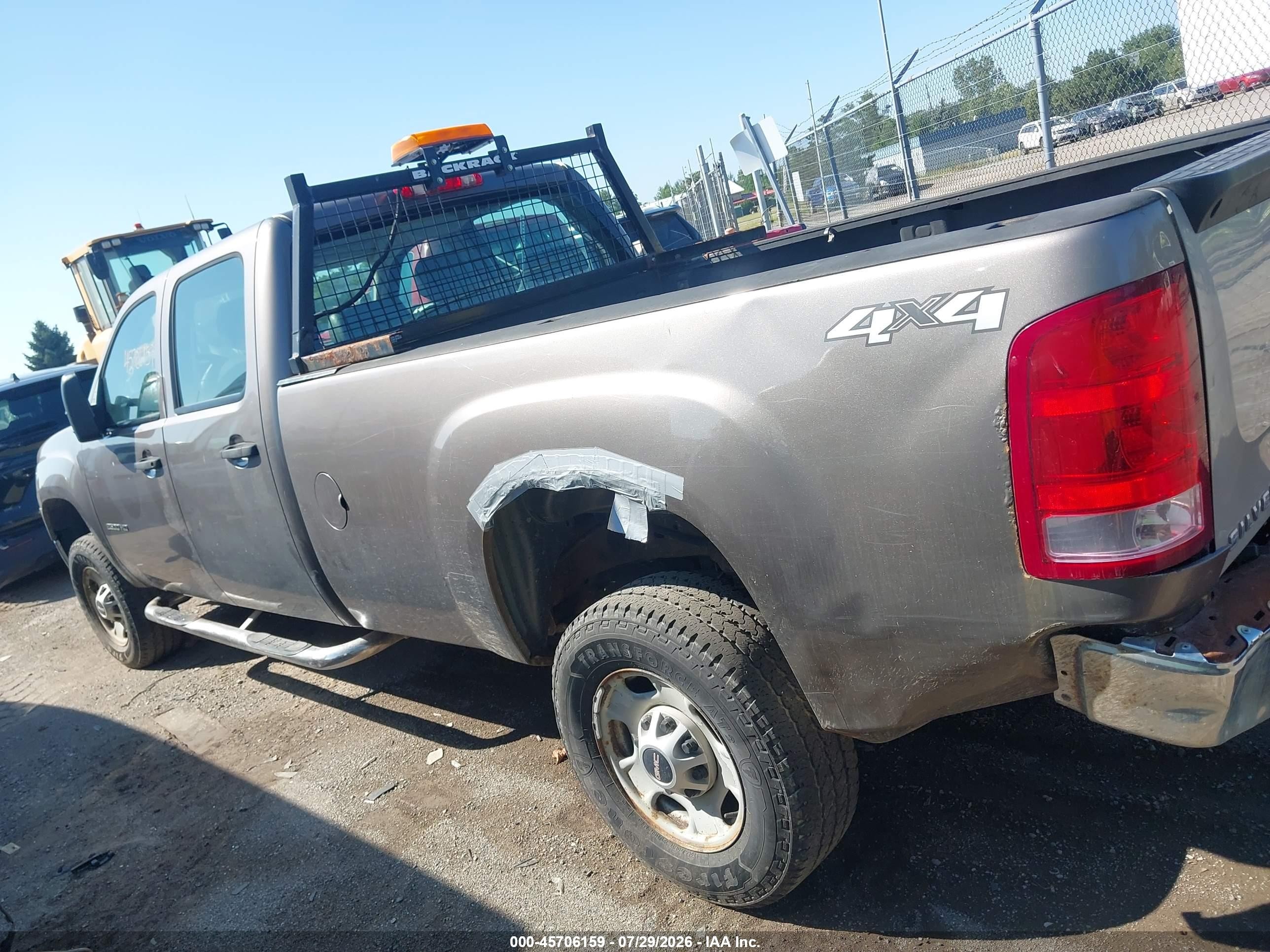 2013 Gmc Sierra 2500hd Work Truck Gray vin: 1GT12ZCG5DF134825