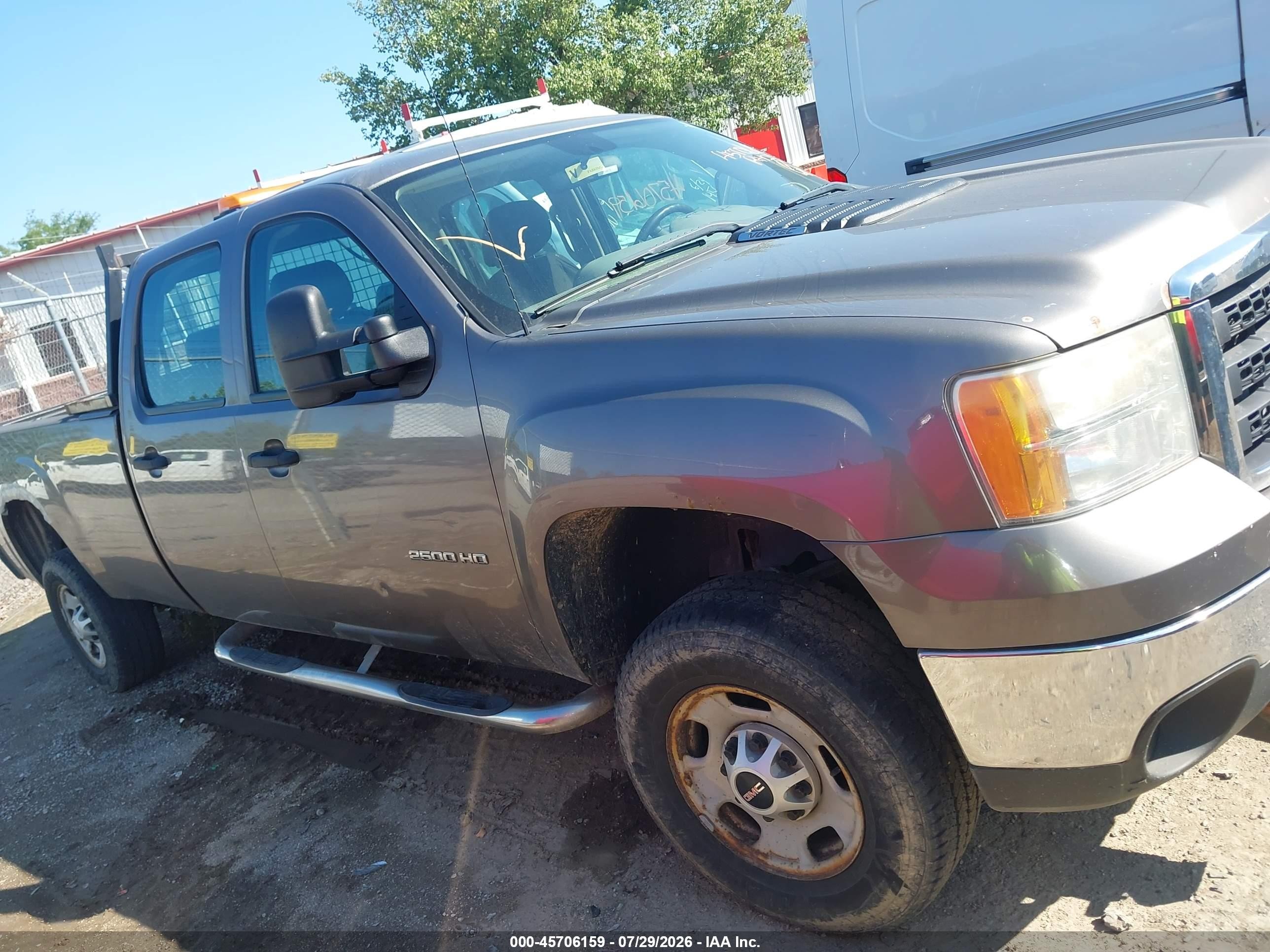 2013 Gmc Sierra 2500hd Work Truck Gray vin: 1GT12ZCG5DF134825