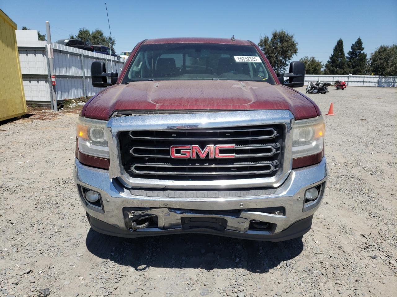 2015 Gmc Sierra K2500 Slt Burgundy vin: 1GT12ZE81FF191046