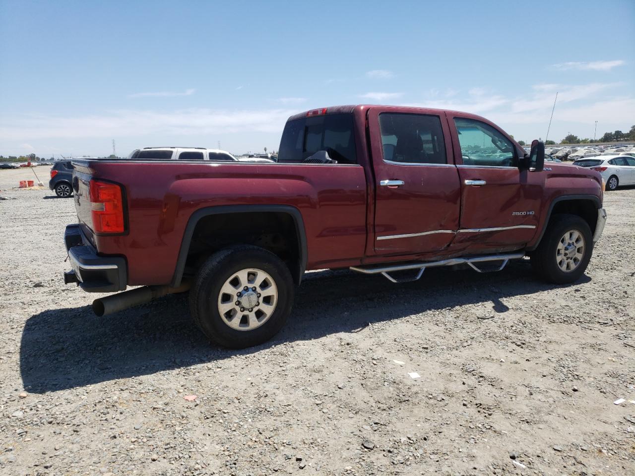 2015 Gmc Sierra K2500 Slt Burgundy vin: 1GT12ZE81FF191046