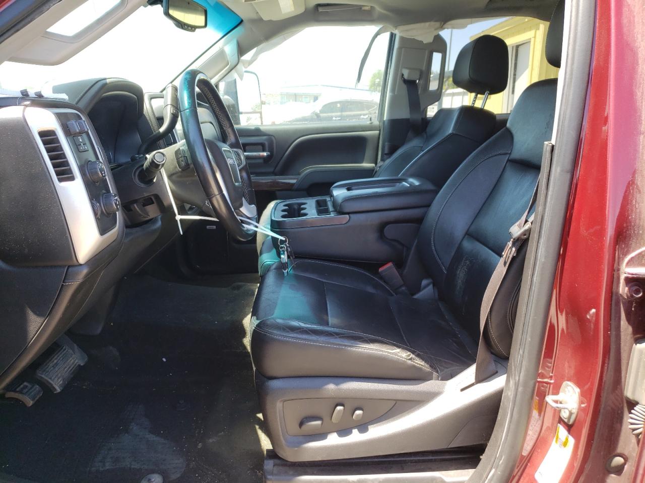 2015 Gmc Sierra K2500 Slt Burgundy vin: 1GT12ZE81FF191046