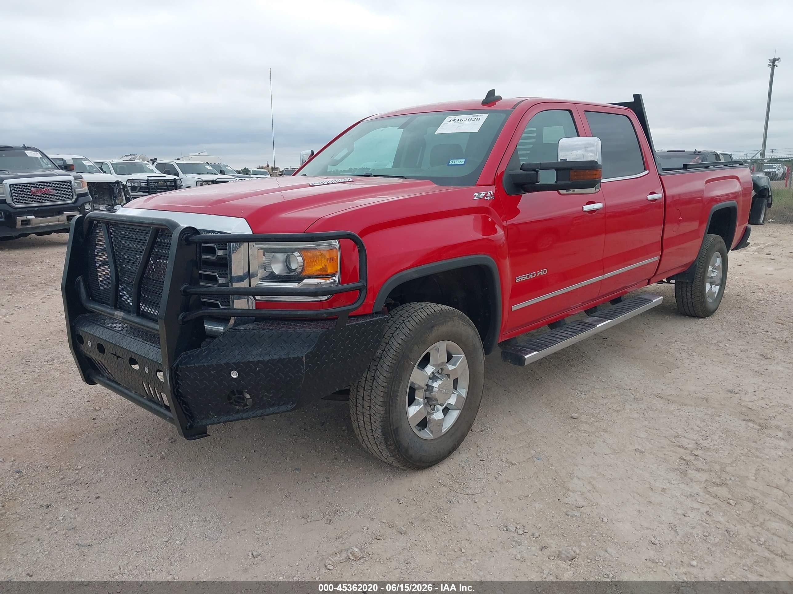 2015 Gmc Sierra 2500hd Slt Red vin: 1GT12ZE83FF567181