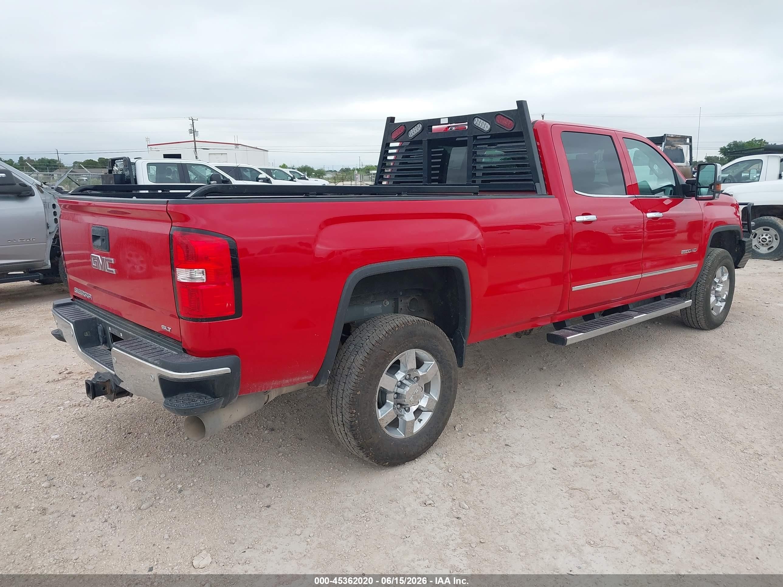 2015 Gmc Sierra 2500hd Slt Red vin: 1GT12ZE83FF567181