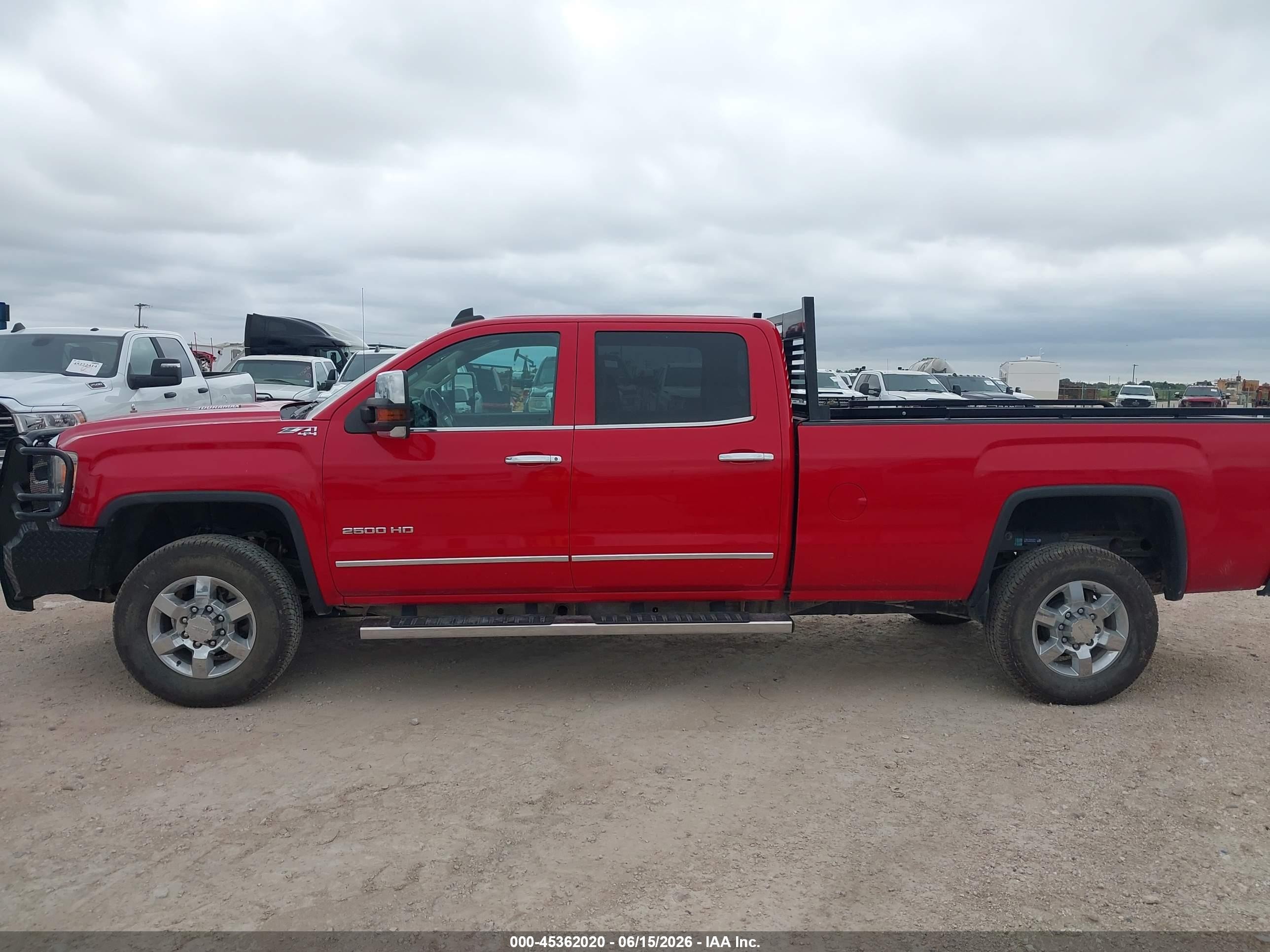 2015 Gmc Sierra 2500hd Slt Red vin: 1GT12ZE83FF567181
