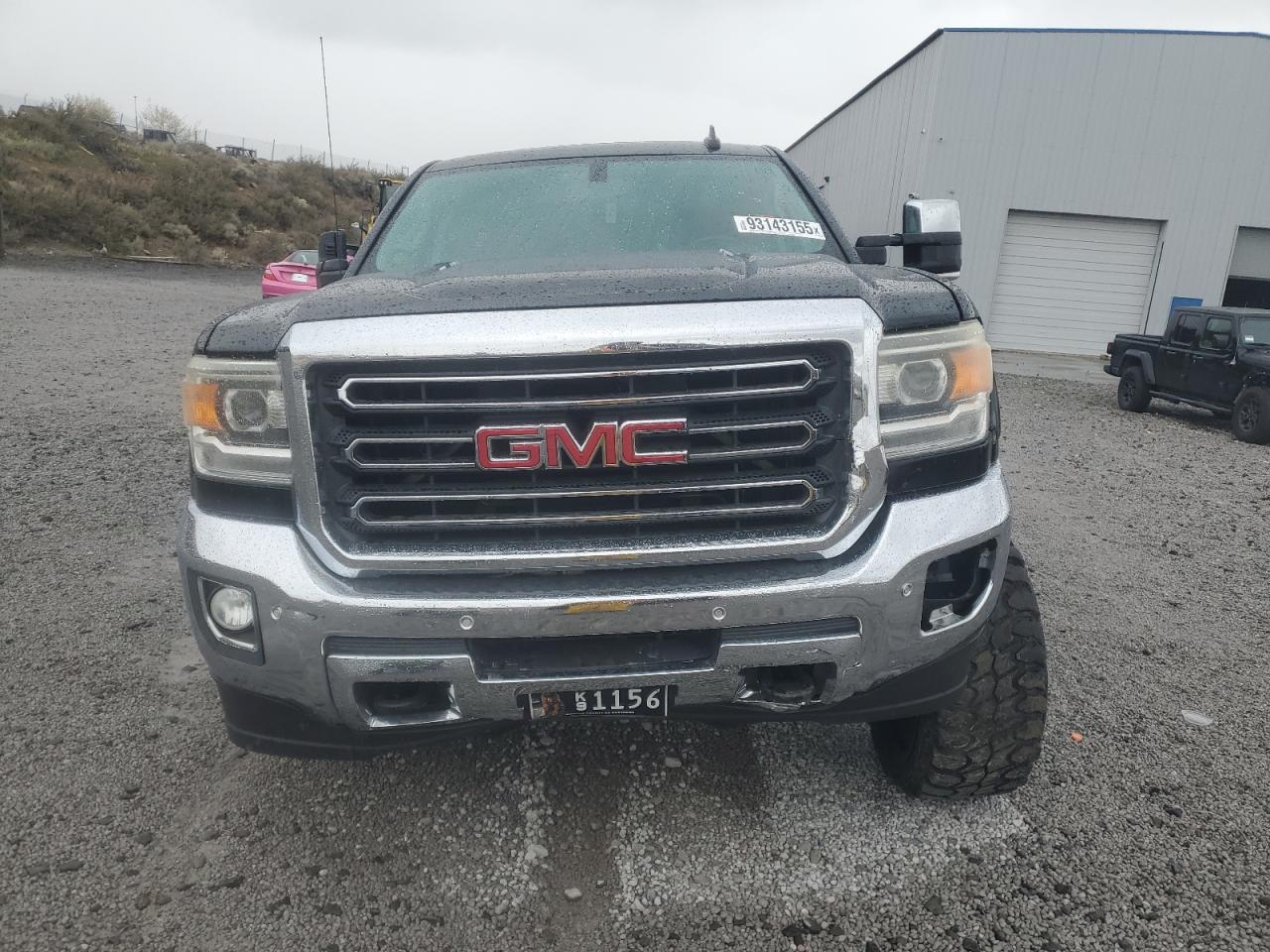 2015 Gmc Sierra K2500 Slt Black vin: 1GT12ZE84FF639876