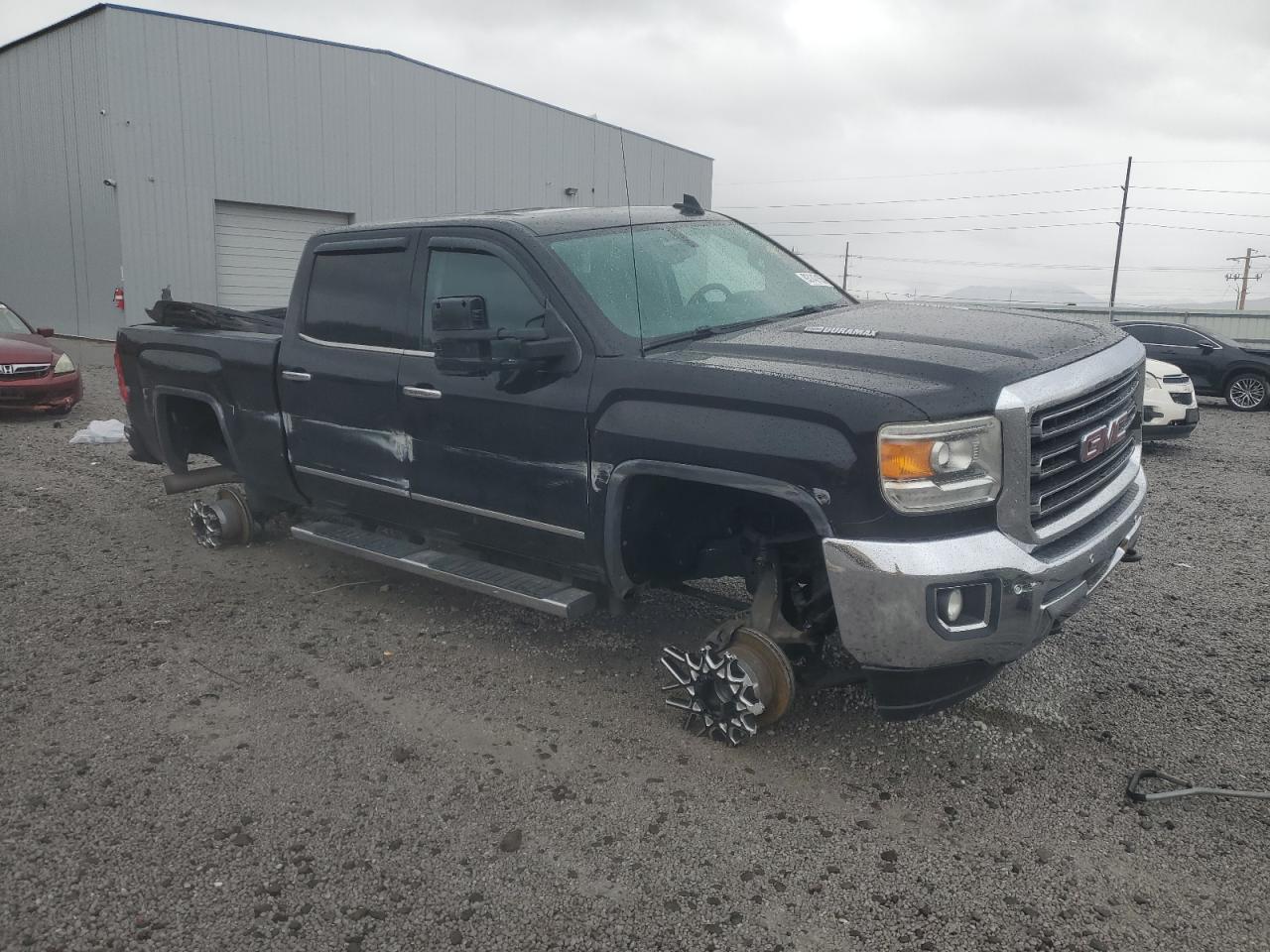 2015 Gmc Sierra K2500 Slt Black vin: 1GT12ZE84FF639876