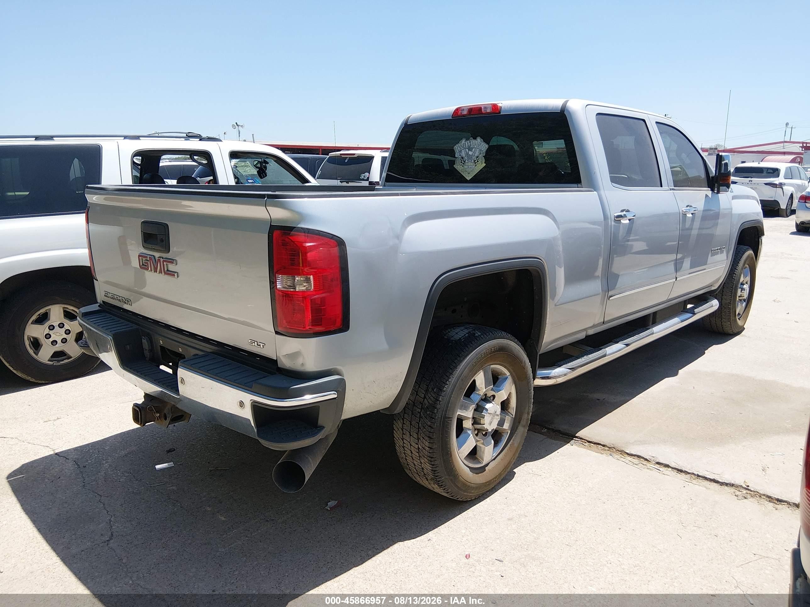 2015 Gmc Sierra 2500hd Available Wifi Slt Gray vin: 1GT12ZE88FF656616