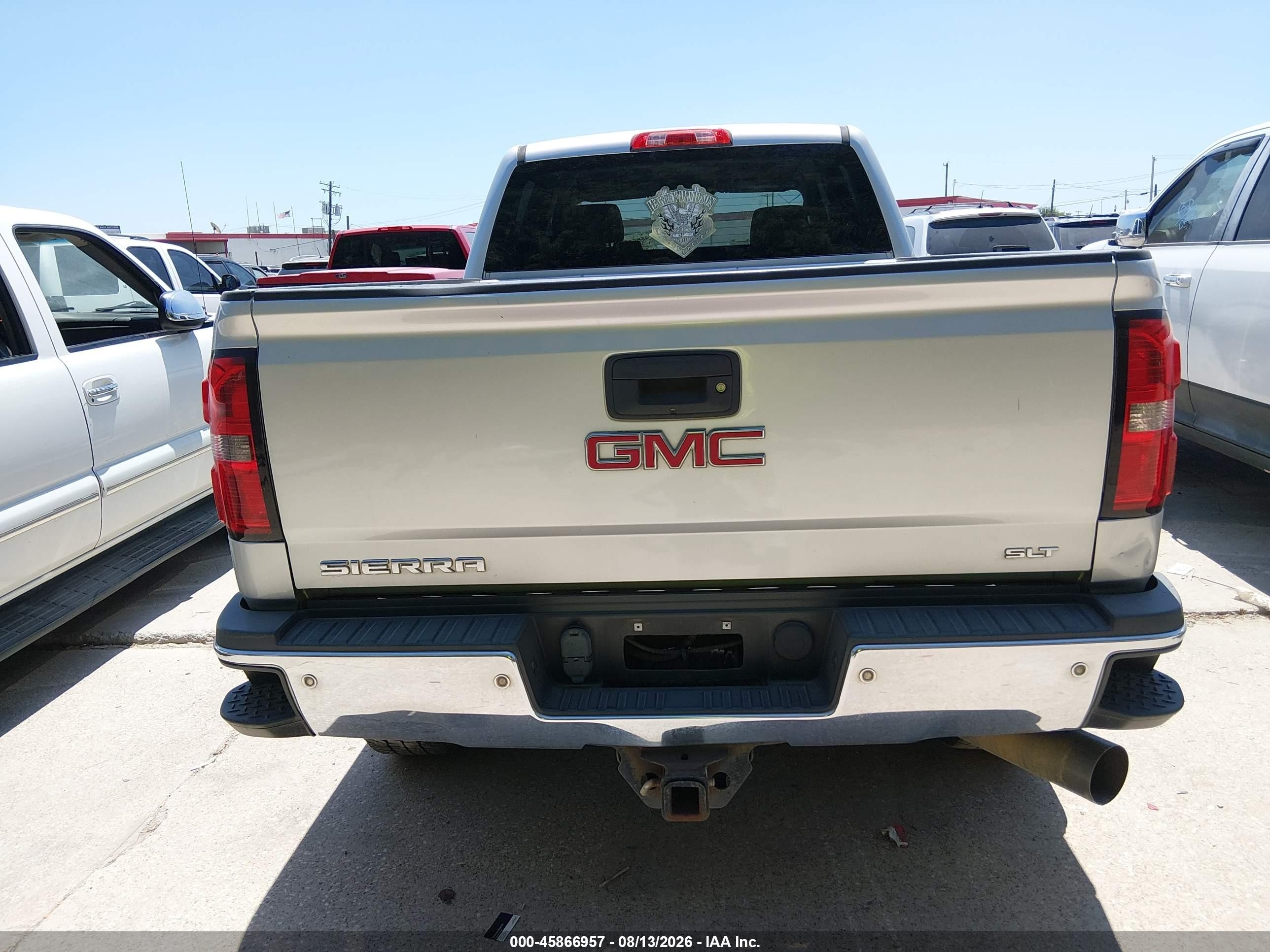 2015 Gmc Sierra 2500hd Available Wifi Slt Gray vin: 1GT12ZE88FF656616