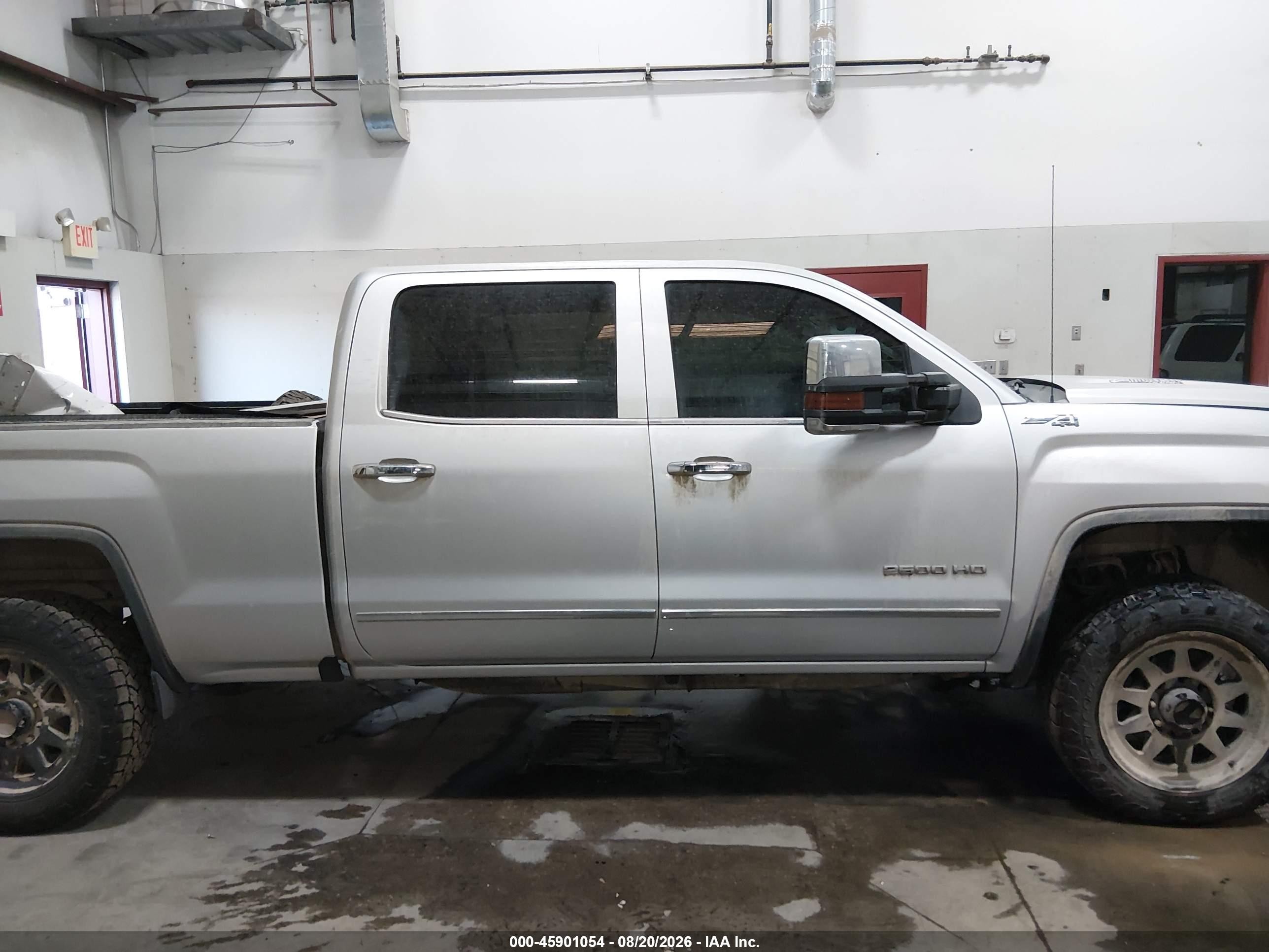 2015 Gmc Sierra 2500hd Available Wifi Slt Silver vin: 1GT12ZE89FF662859
