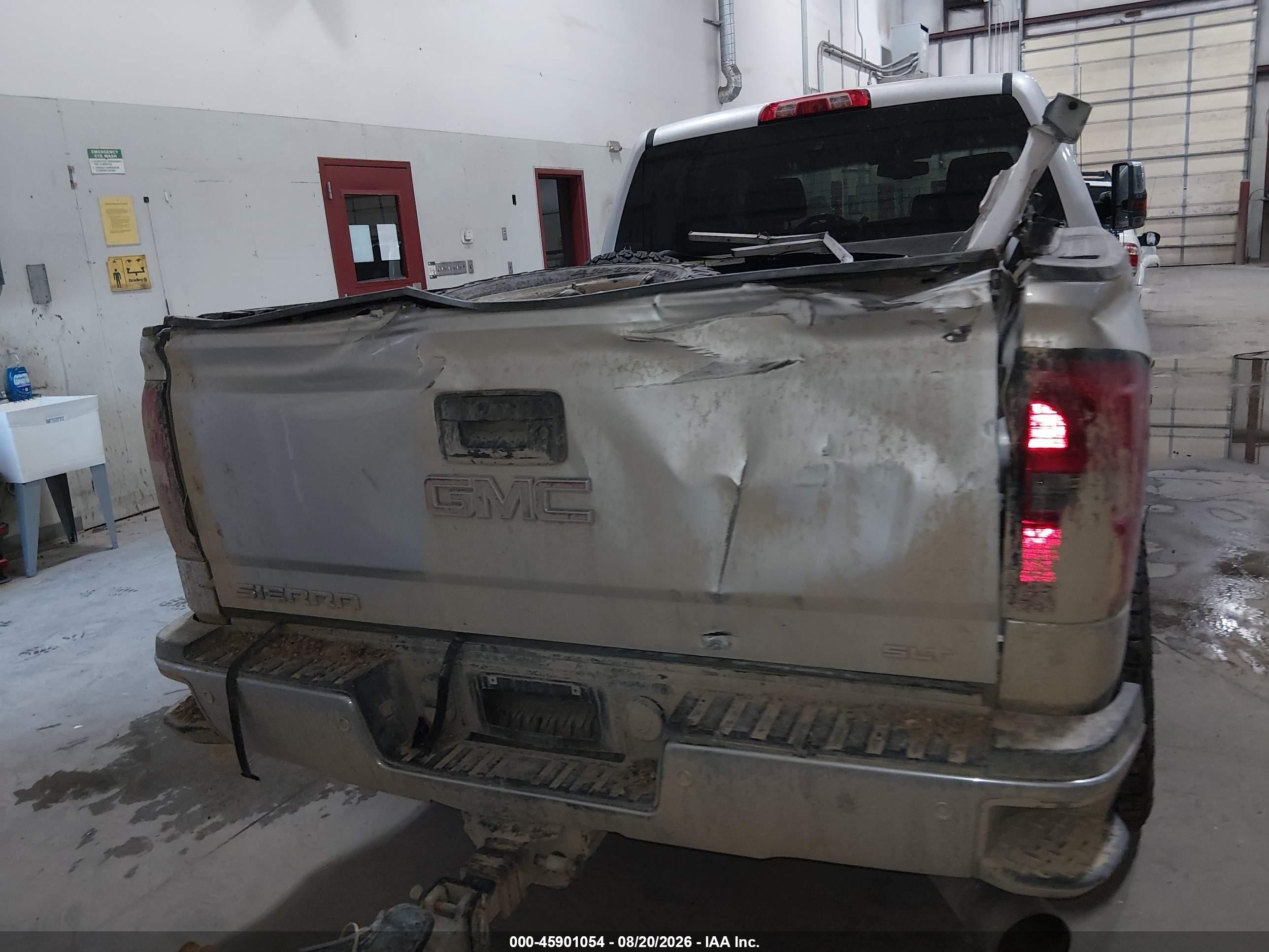 2015 Gmc Sierra 2500hd Available Wifi Slt Silver vin: 1GT12ZE89FF662859