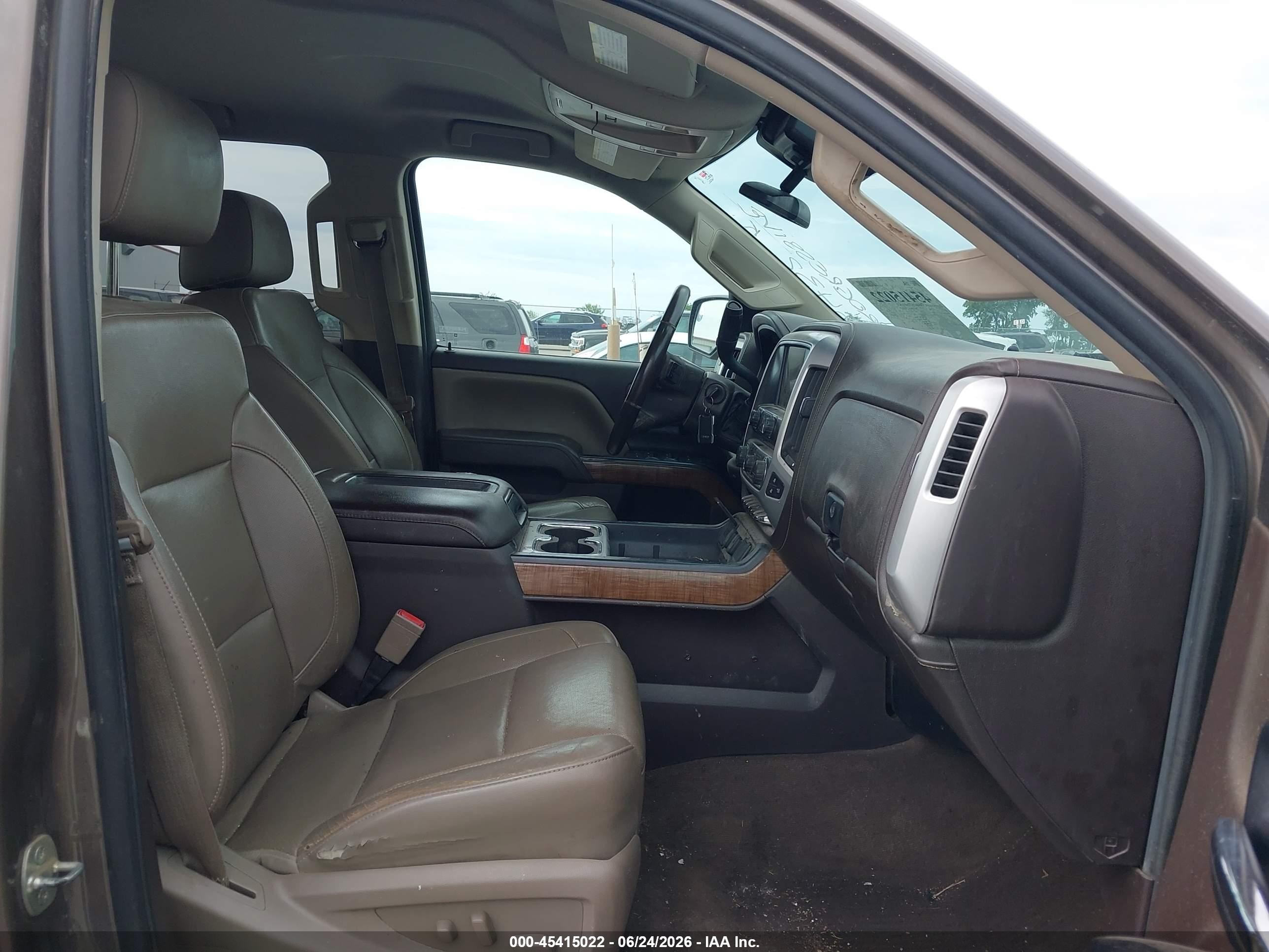 2015 Gmc Sierra 2500hd Slt Brown vin: 1GT12ZEG0FF106432