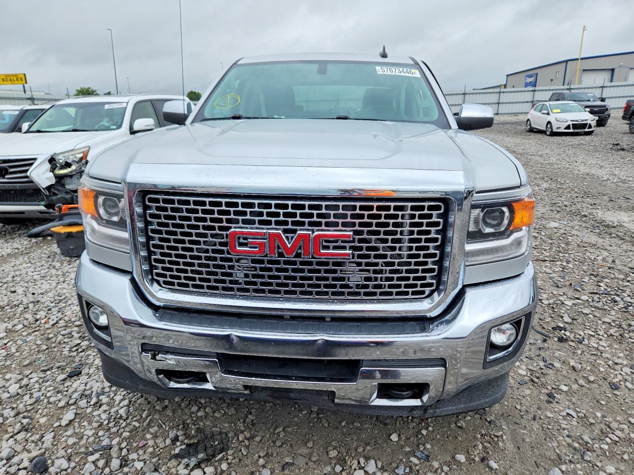 2015 Gmc Sierra K2500 Slt Silver vin: 1GT12ZEG0FF516809