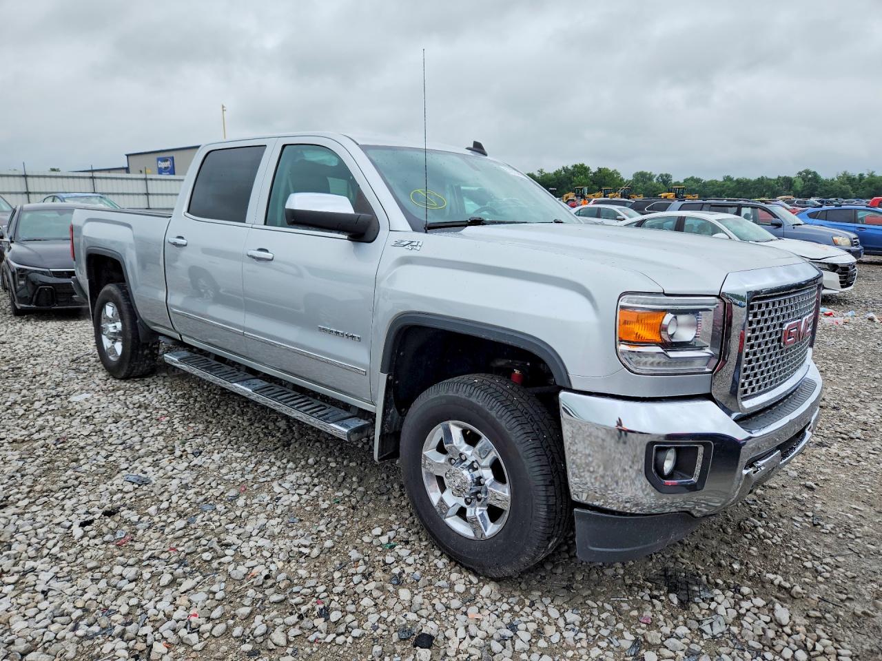 2015 Gmc Sierra K2500 Slt Silver vin: 1GT12ZEG0FF516809