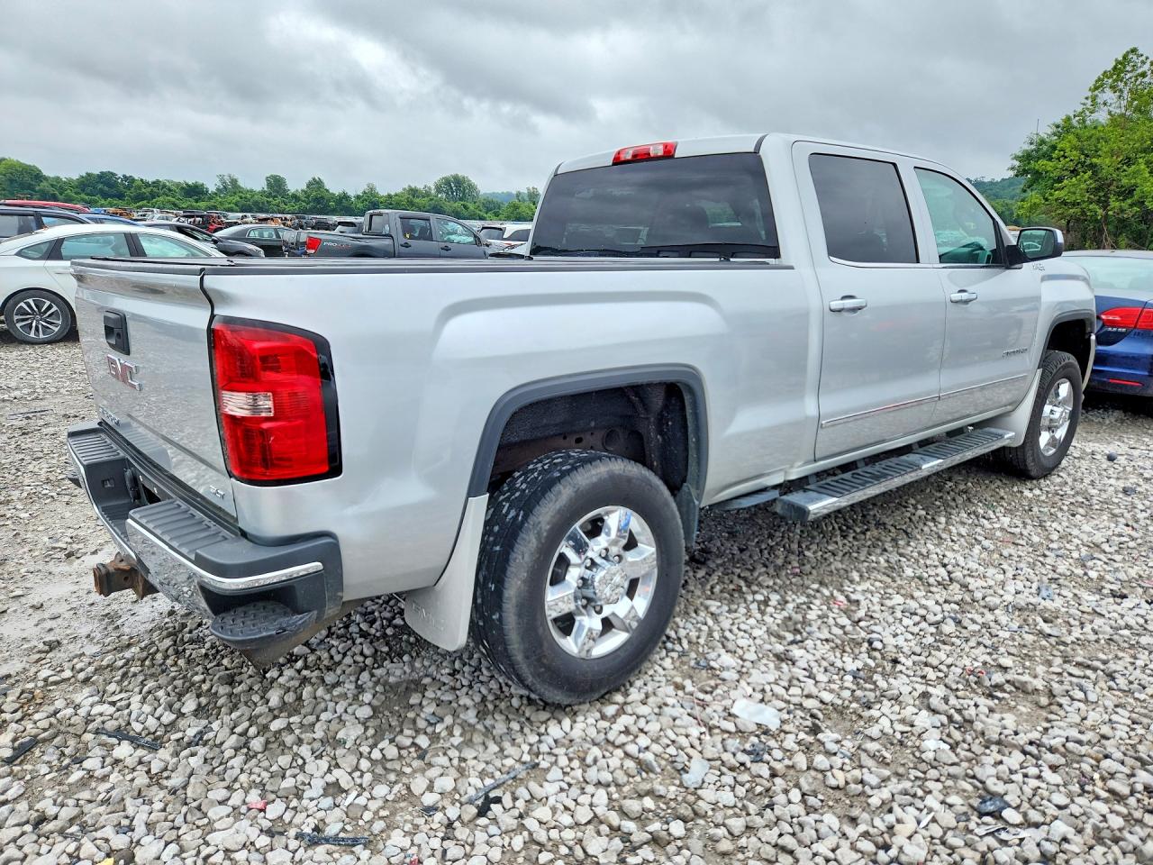 2015 Gmc Sierra K2500 Slt Silver vin: 1GT12ZEG0FF516809