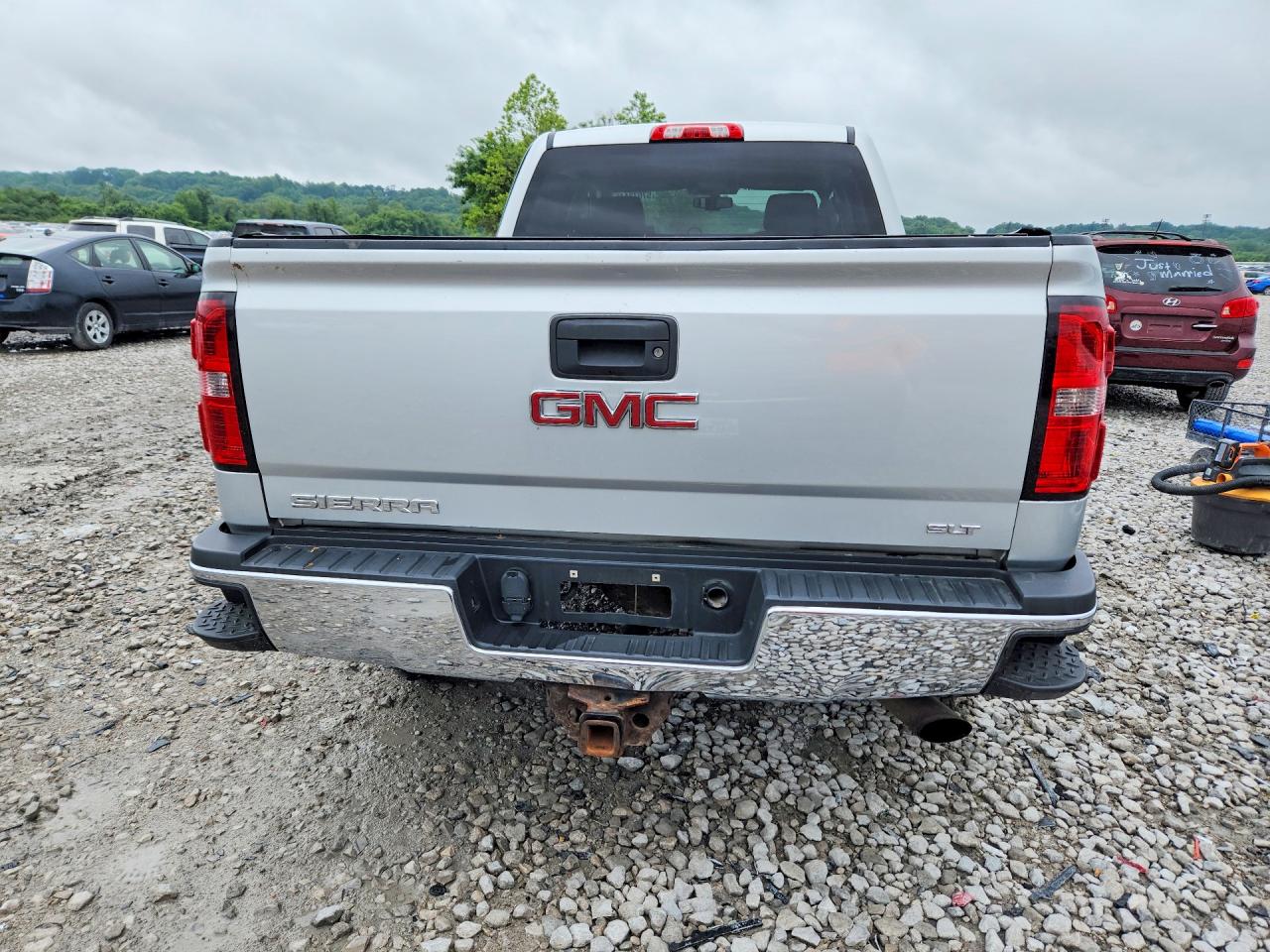 2015 Gmc Sierra K2500 Slt Silver vin: 1GT12ZEG0FF516809