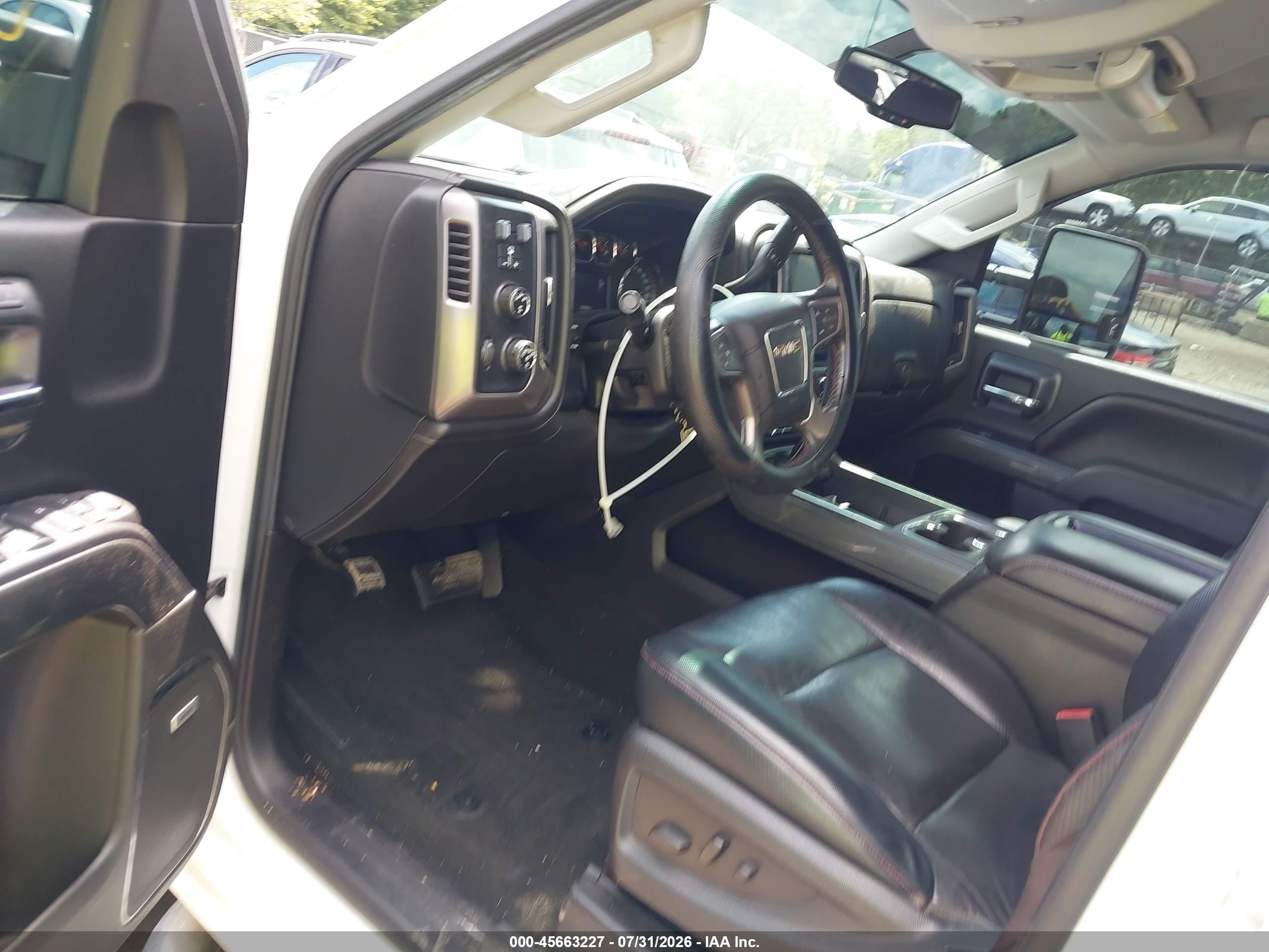 2015 Gmc Sierra 2500hd Available Wifi Slt White vin: 1GT12ZEG3FF544913