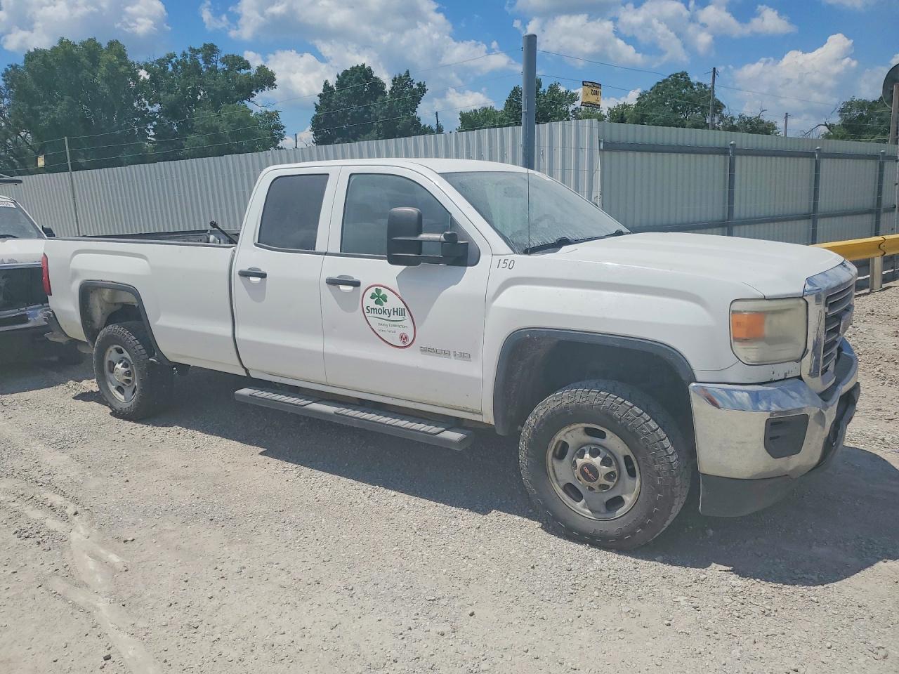 2015 Gmc Sierra C2500 Heavy Duty White vin: 1GT21XEG5FZ125648