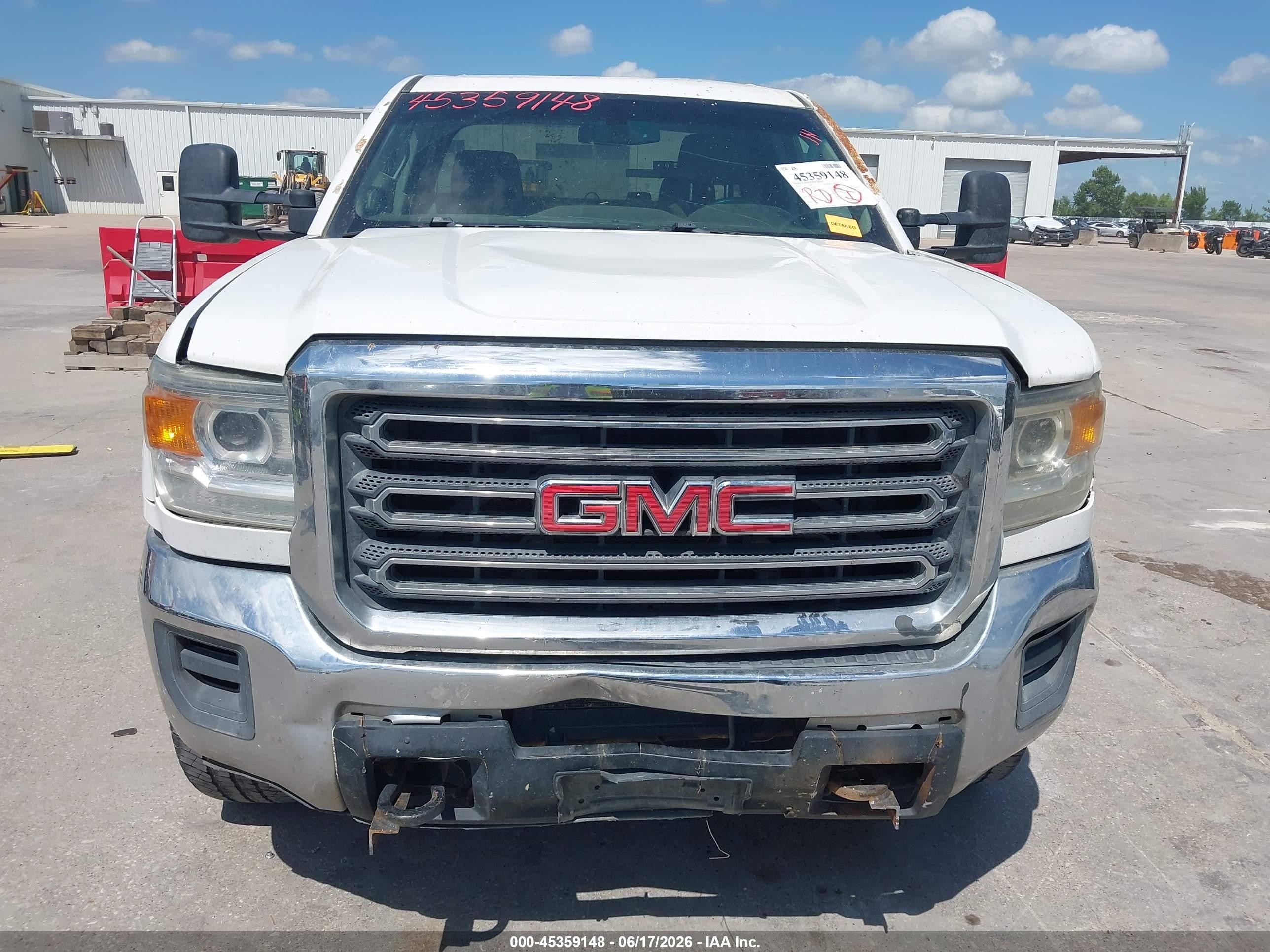 2015 Gmc Sierra 2500hd   White vin: 1GT21XEG7FZ125781