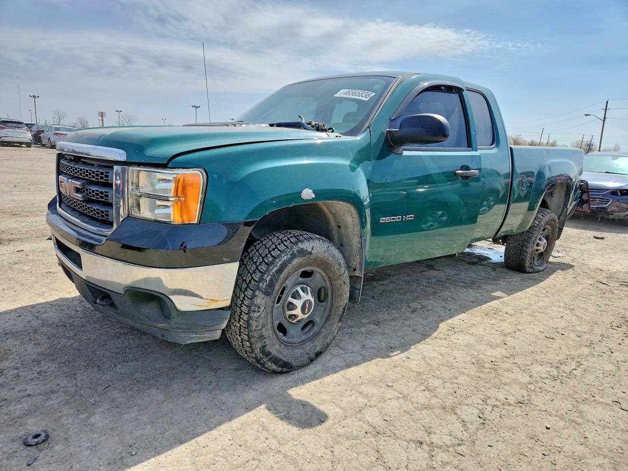 2011 Gmc 2500 Green vin: 1GT21ZCG2BZ195679
