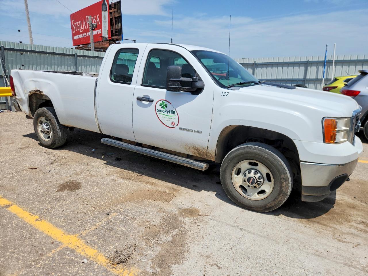 2013 Gmc Sierra C2500 Heavy Duty White vin: 1GT21ZCG2DZ329075