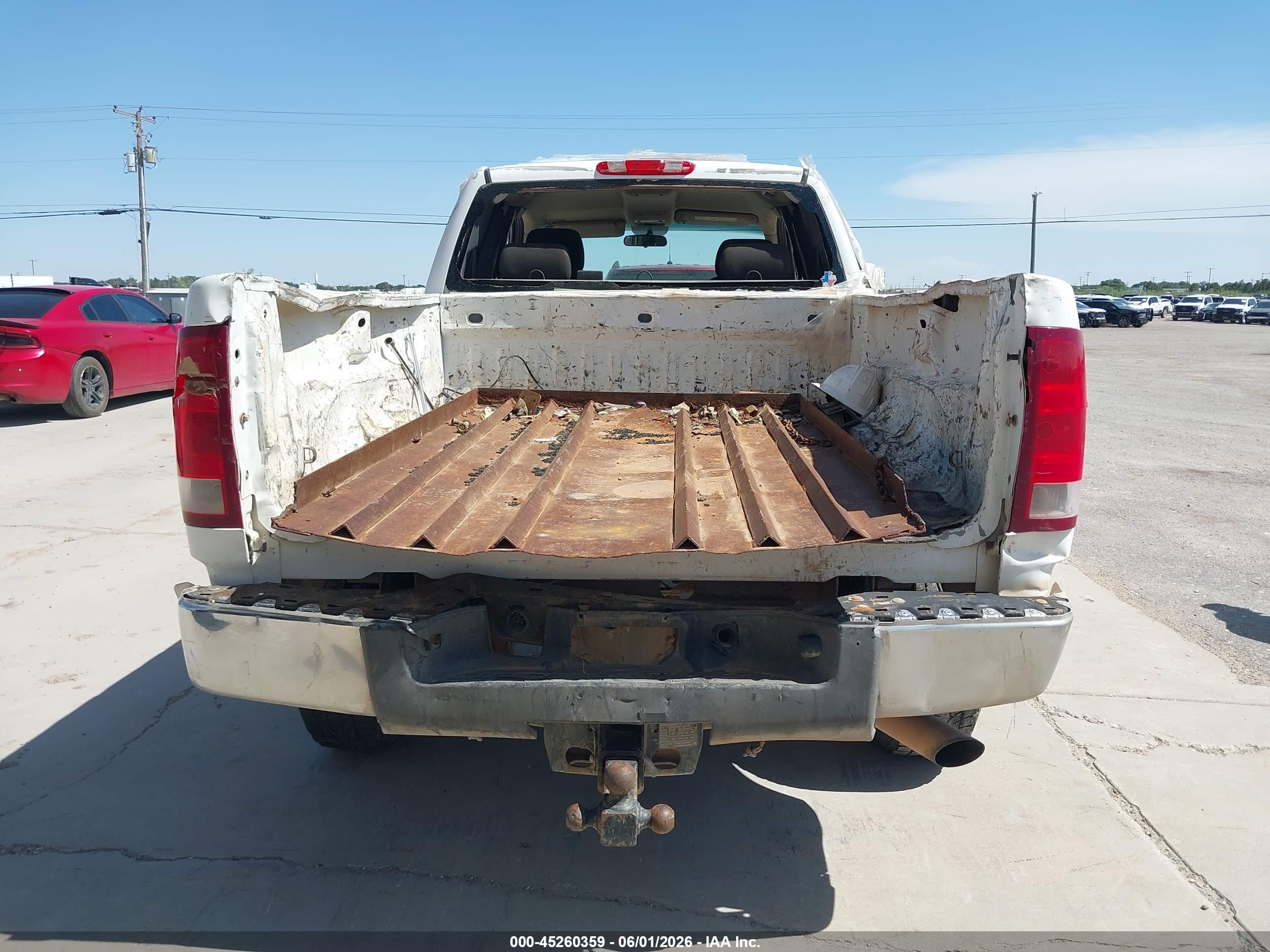 2011 Gmc Sierra 2500hd Work Truck White vin: 1GT21ZCG4BZ446623