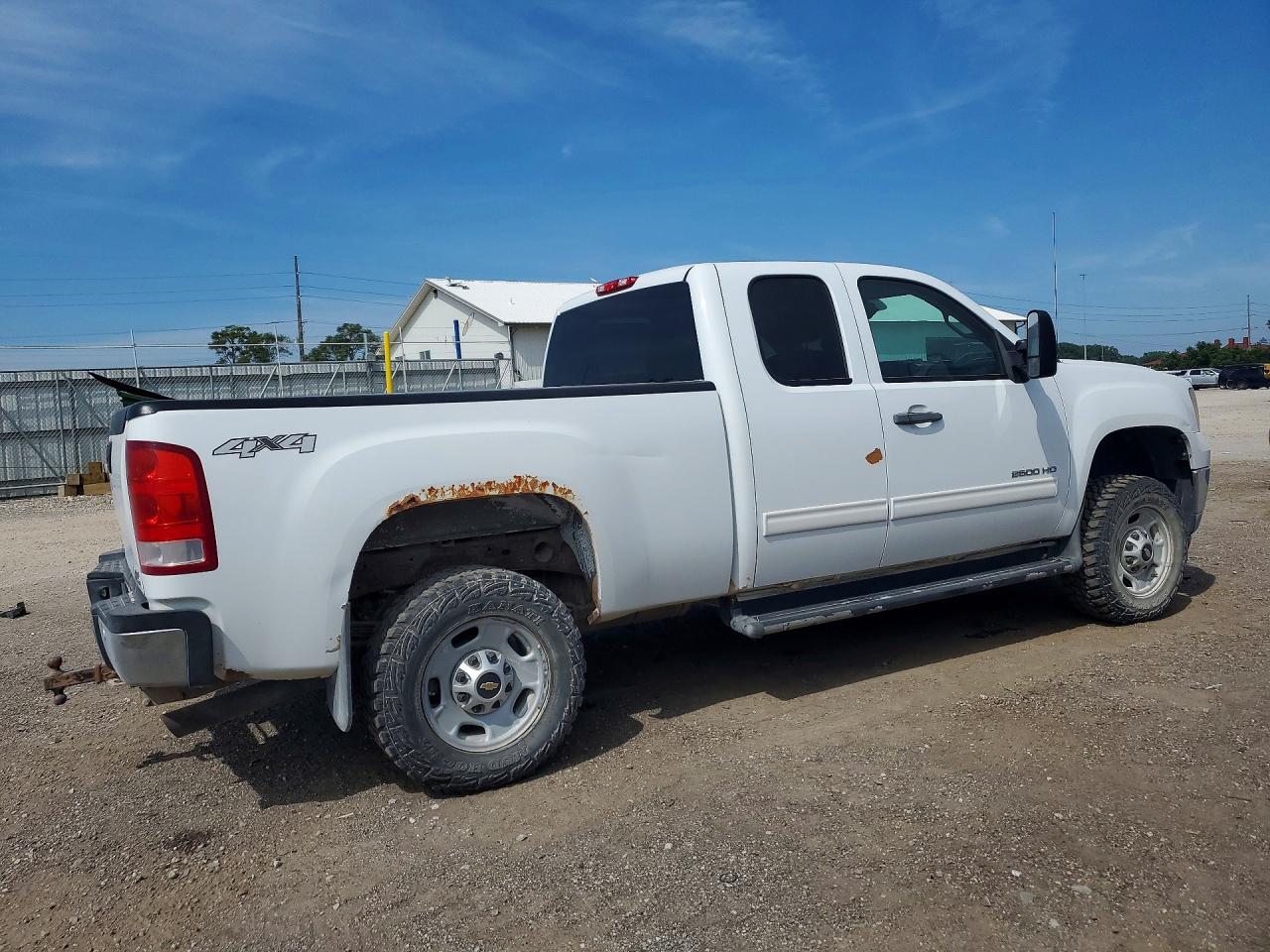 2011 Gmc Sierra K2500 Sle Белый vin: 1GT220CG0BZ265995