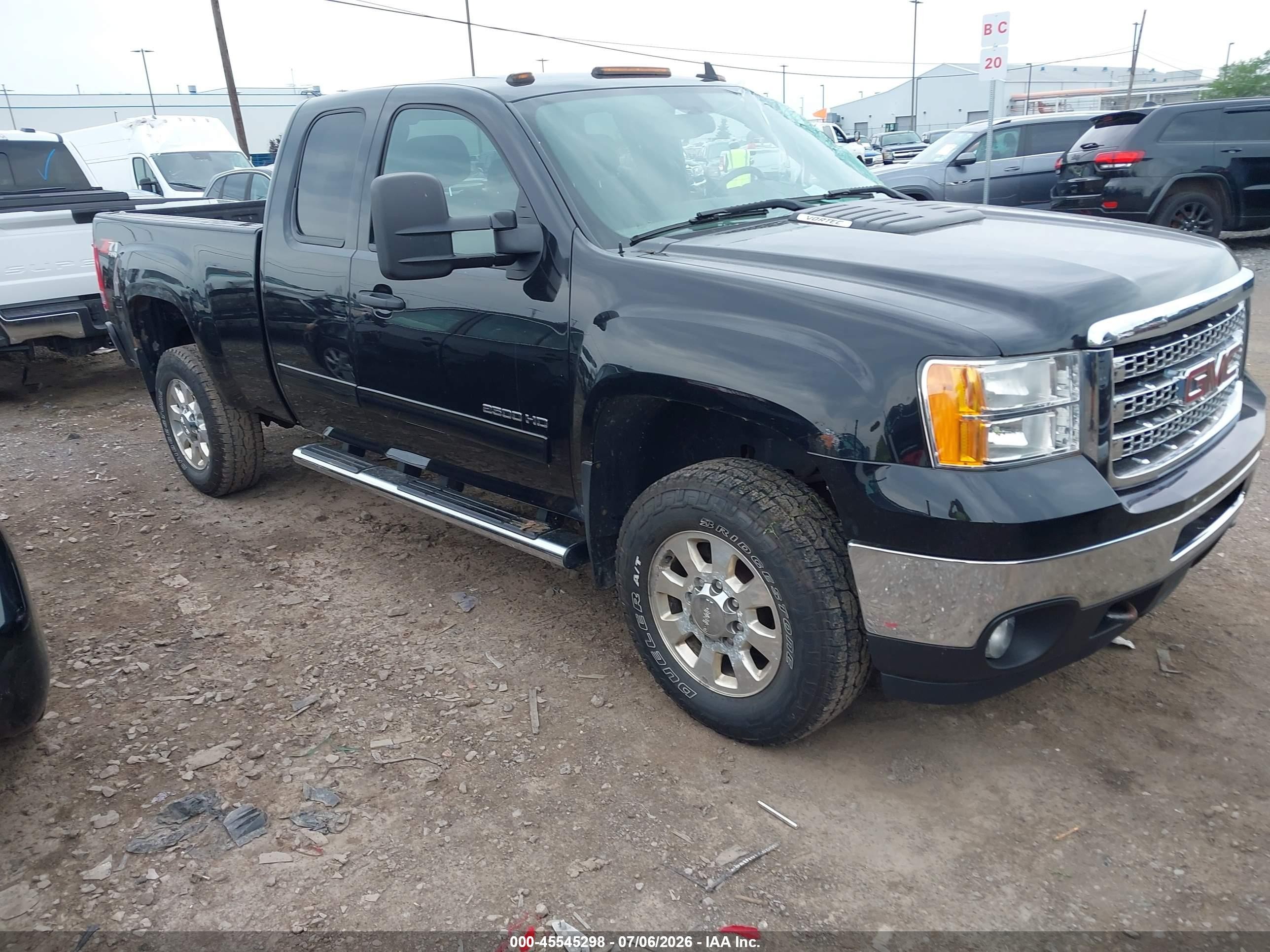 2013 Gmc Sierra 2500hd Sle Black vin: 1GT220CG2DZ225629