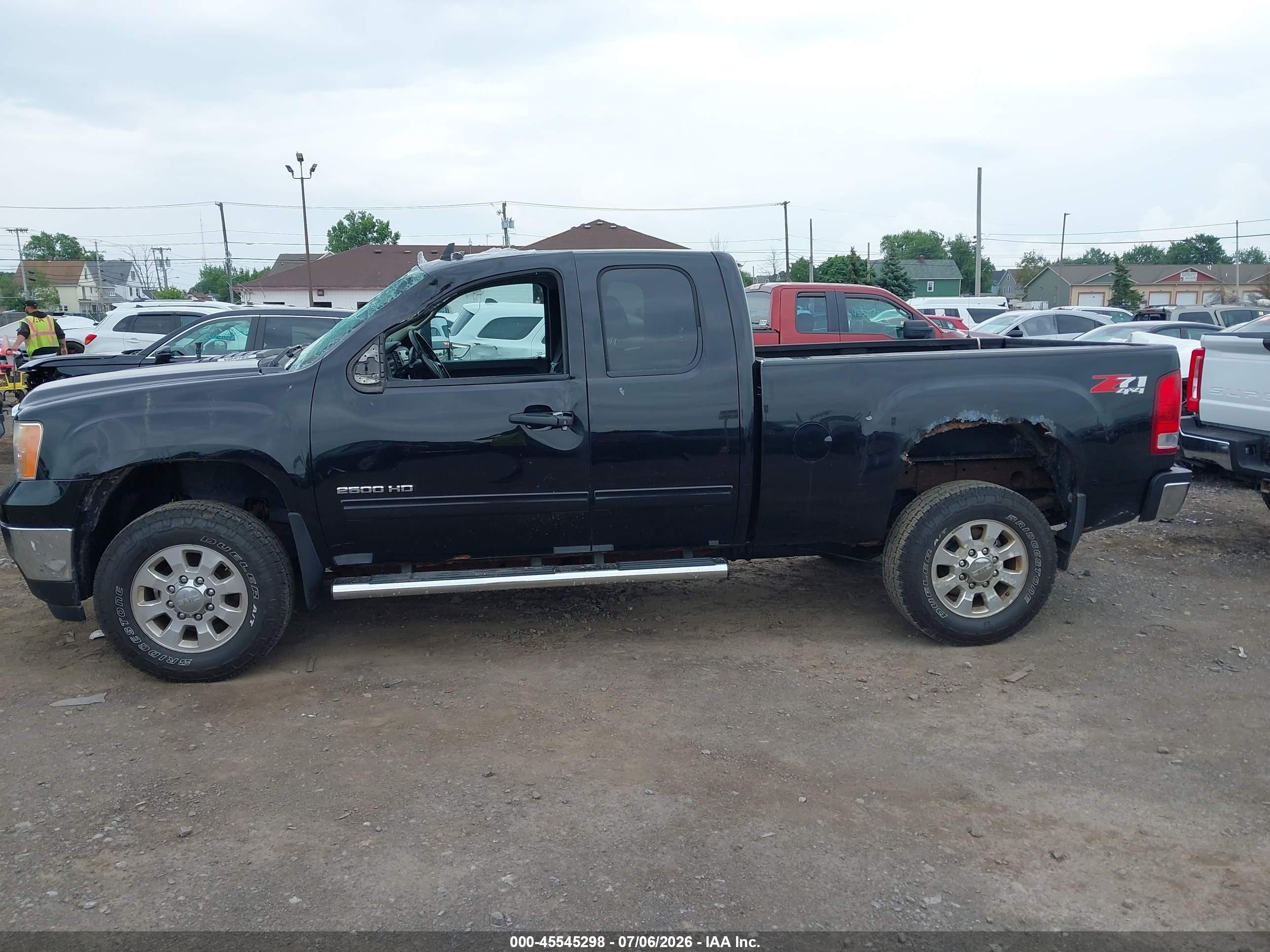 2013 Gmc Sierra 2500hd Sle Black vin: 1GT220CG2DZ225629