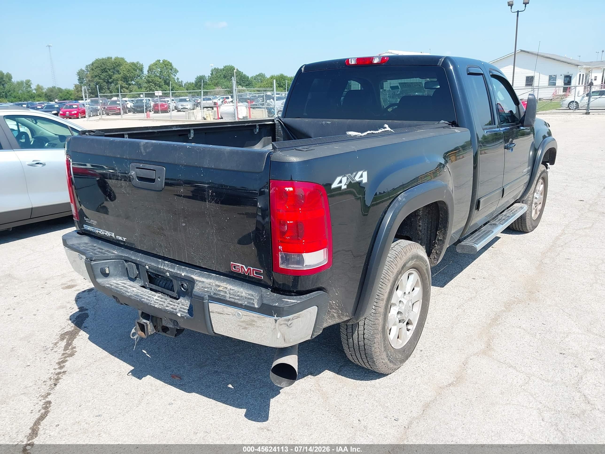 2011 Gmc Sierra 2500hd Slt Black vin: 1GT221C89BZ333936