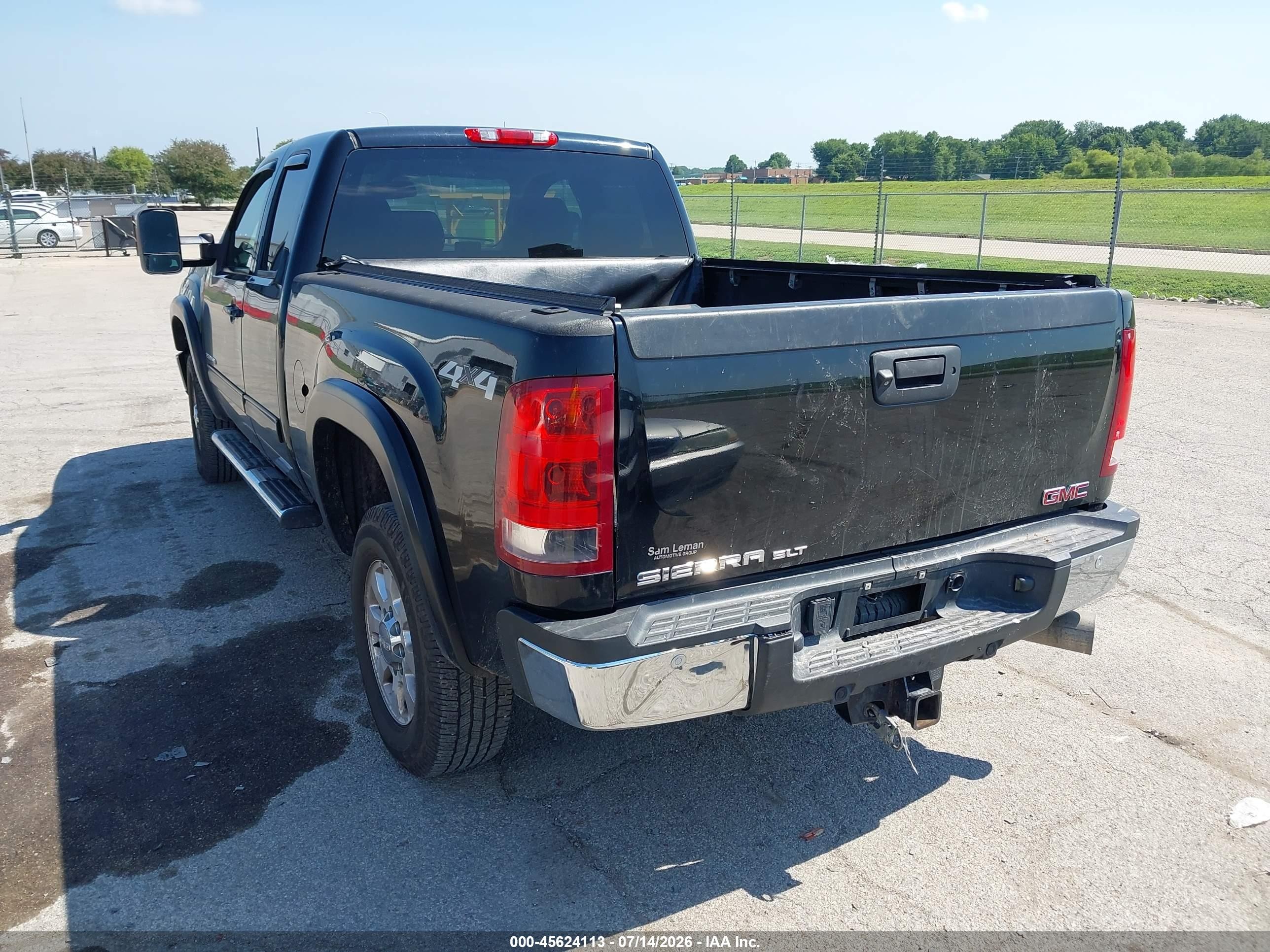 2011 Gmc Sierra 2500hd Slt Black vin: 1GT221C89BZ333936