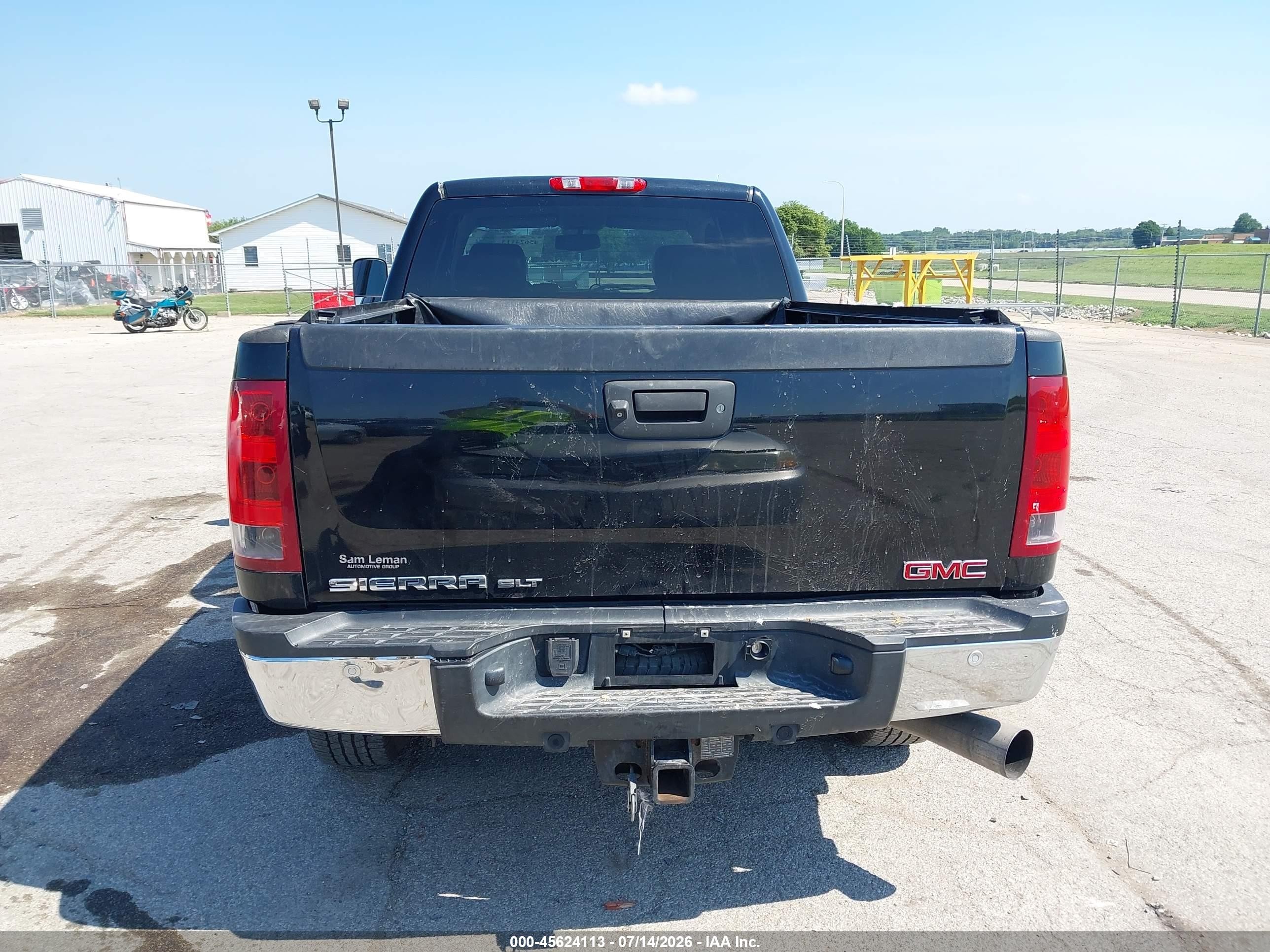 2011 Gmc Sierra 2500hd Slt Black vin: 1GT221C89BZ333936