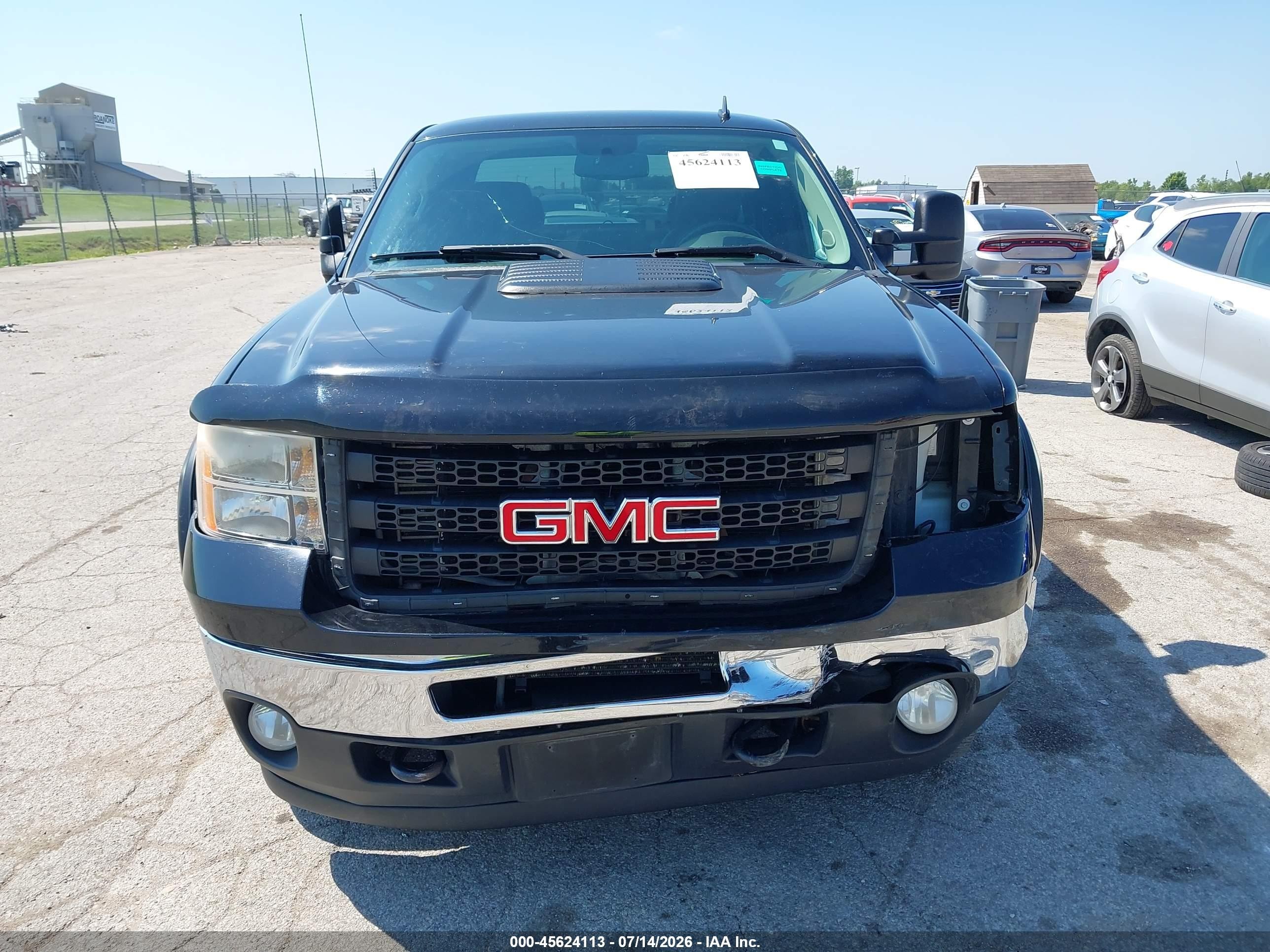 2011 Gmc Sierra 2500hd Slt Black vin: 1GT221C89BZ333936