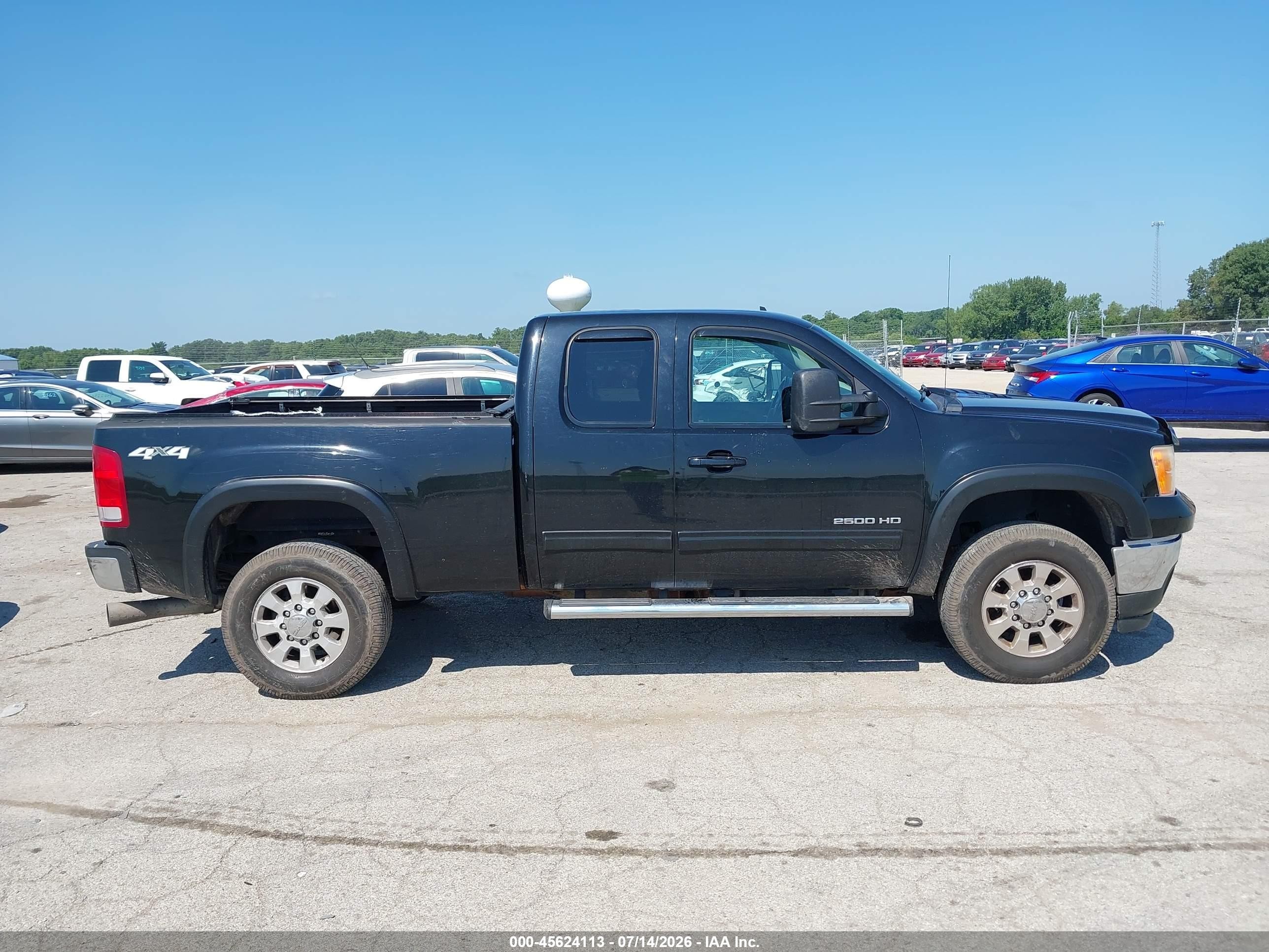 2011 Gmc Sierra 2500hd Slt Black vin: 1GT221C89BZ333936