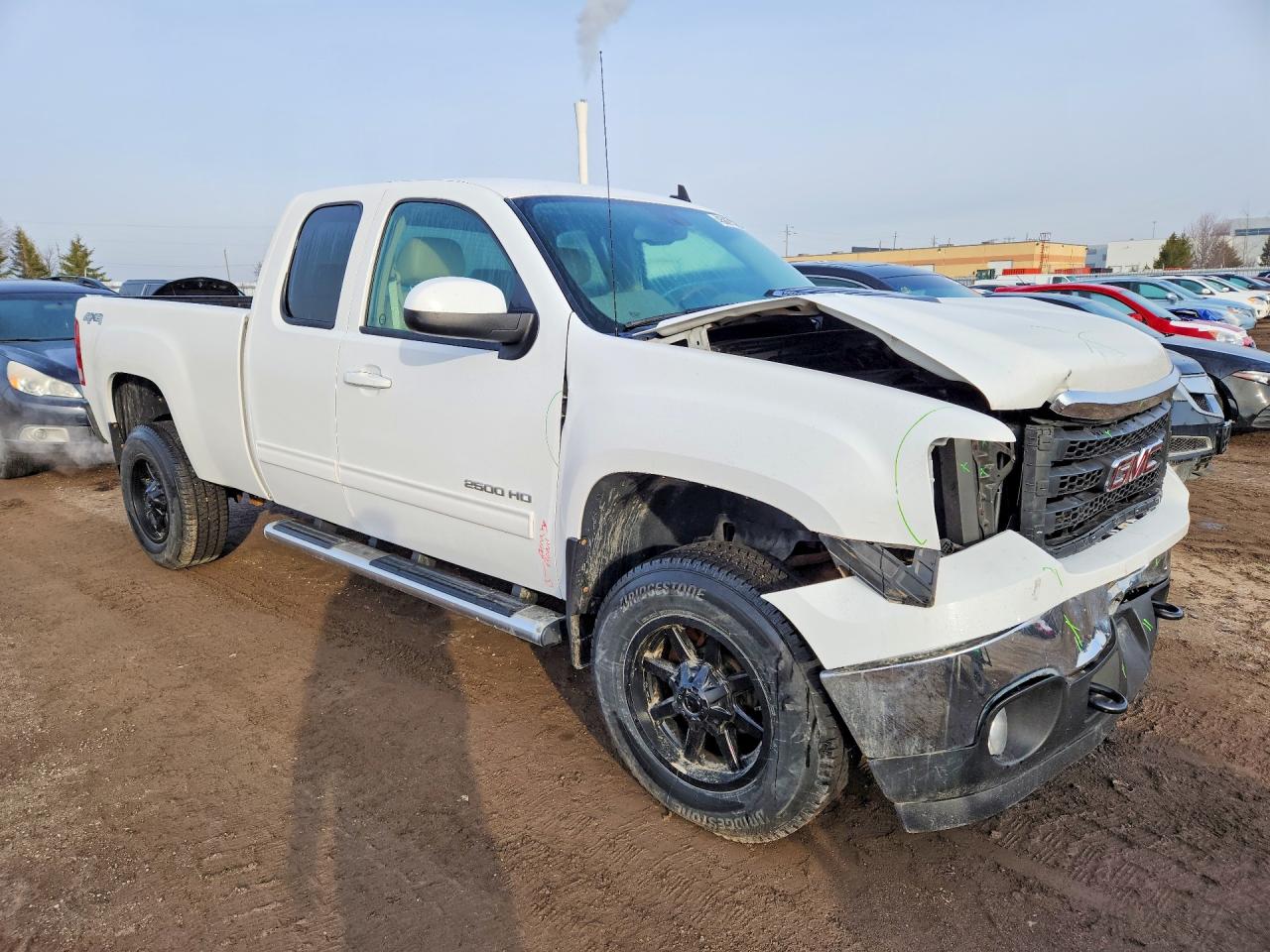 2012 Gmc Sierra K2500 Slt Белый vin: 1GT221CG2CZ126846