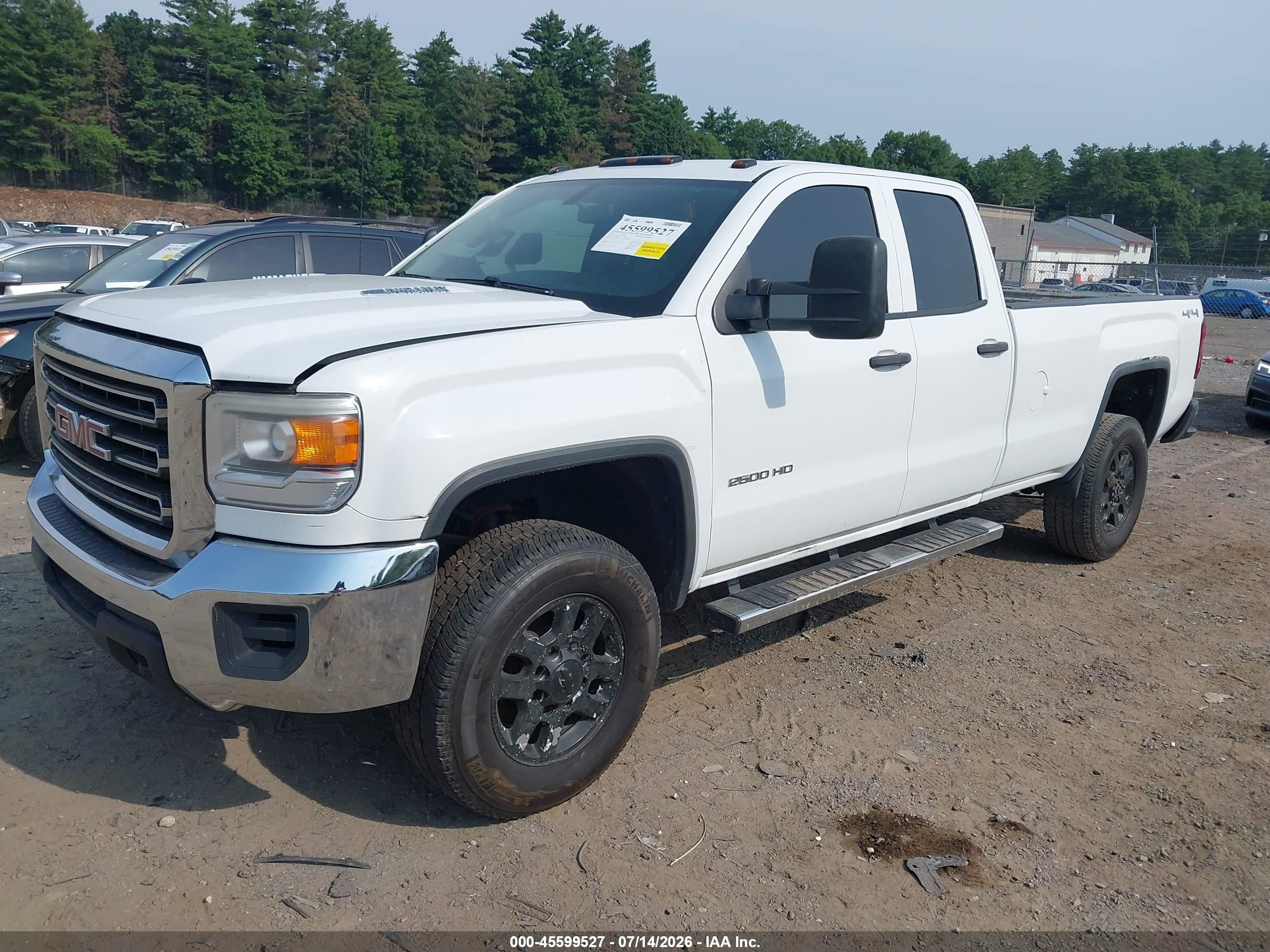 2015 Gmc Sierra 2500hd   Белый vin: 1GT22XE81FZ131792