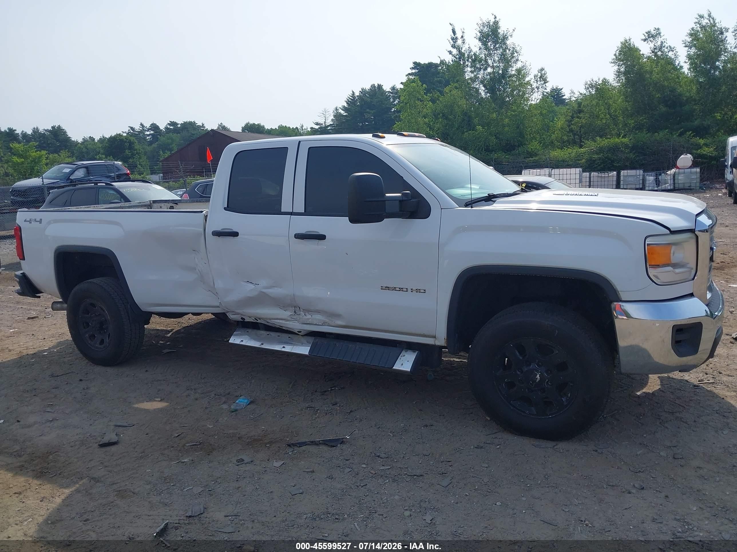 2015 Gmc Sierra 2500hd   Белый vin: 1GT22XE81FZ131792