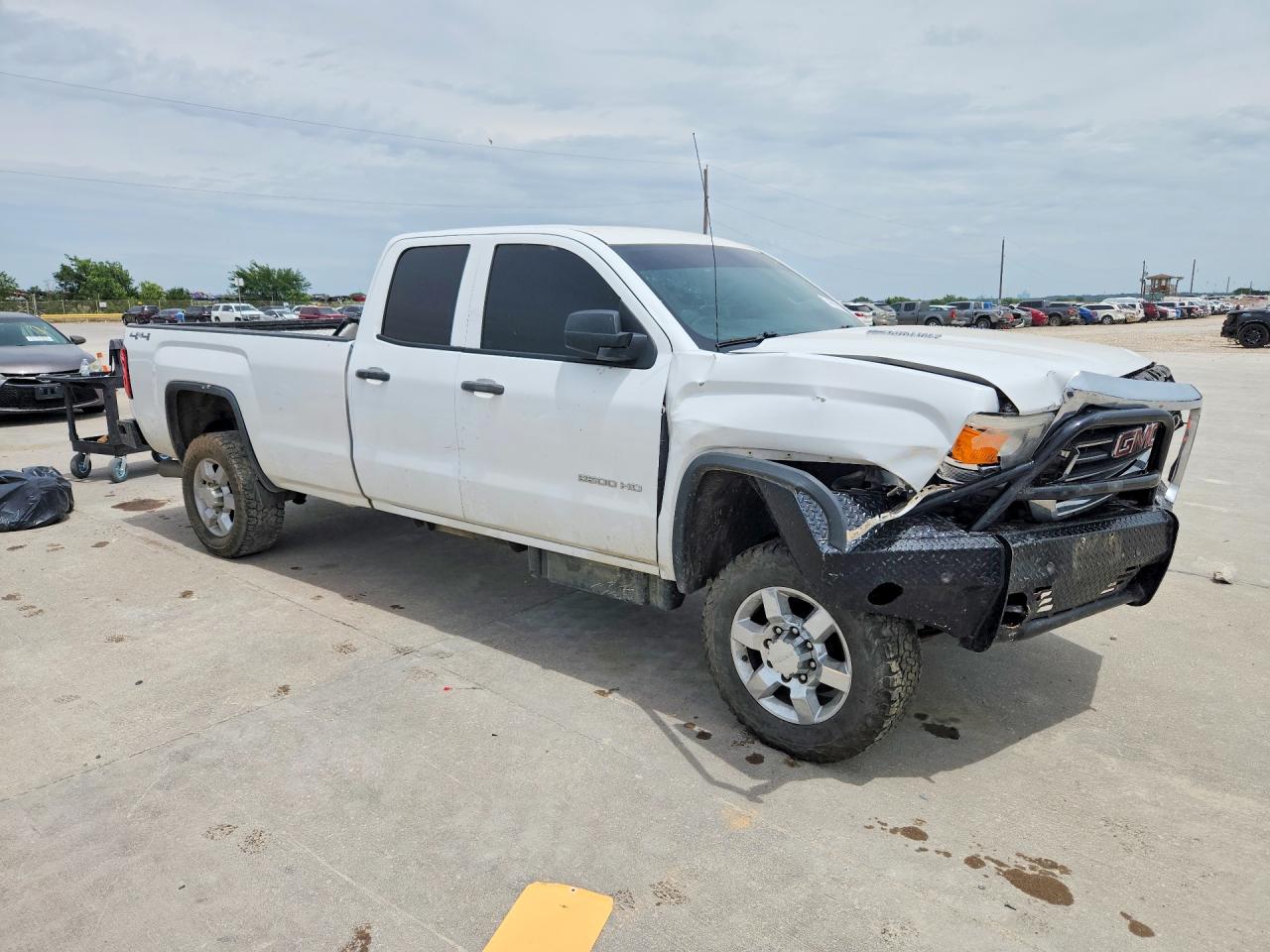 2015 Gmc Sierra K2500 Heavy Duty White vin: 1GT22XE83FZ124181
