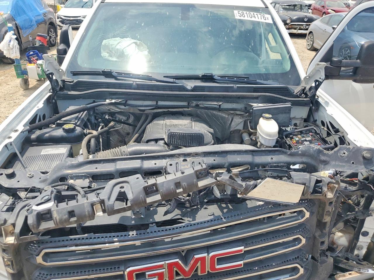 2015 Gmc Sierra K2500 Heavy Duty White vin: 1GT22XEG2FZ128410