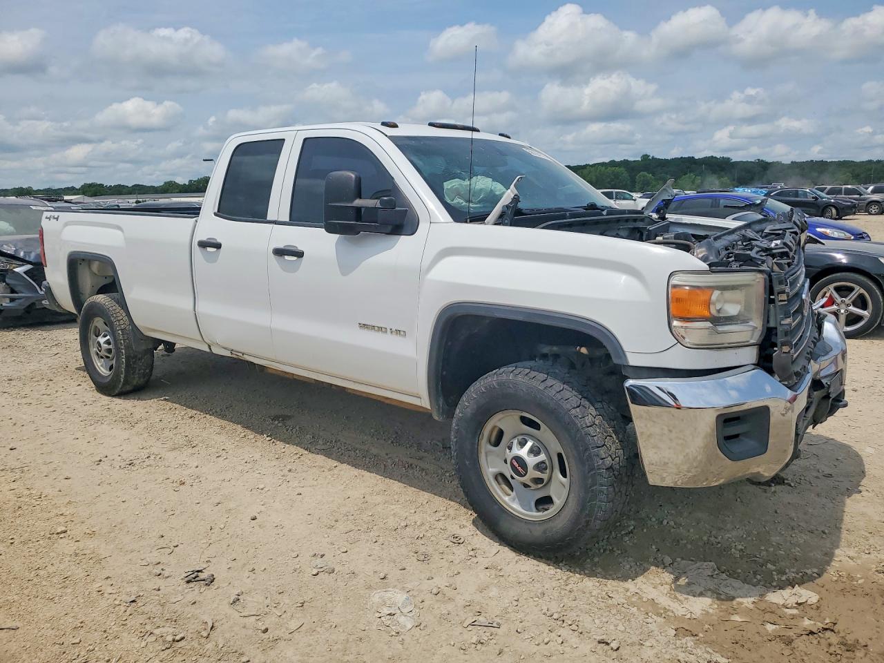 2015 Gmc Sierra K2500 Heavy Duty White vin: 1GT22XEG2FZ128410