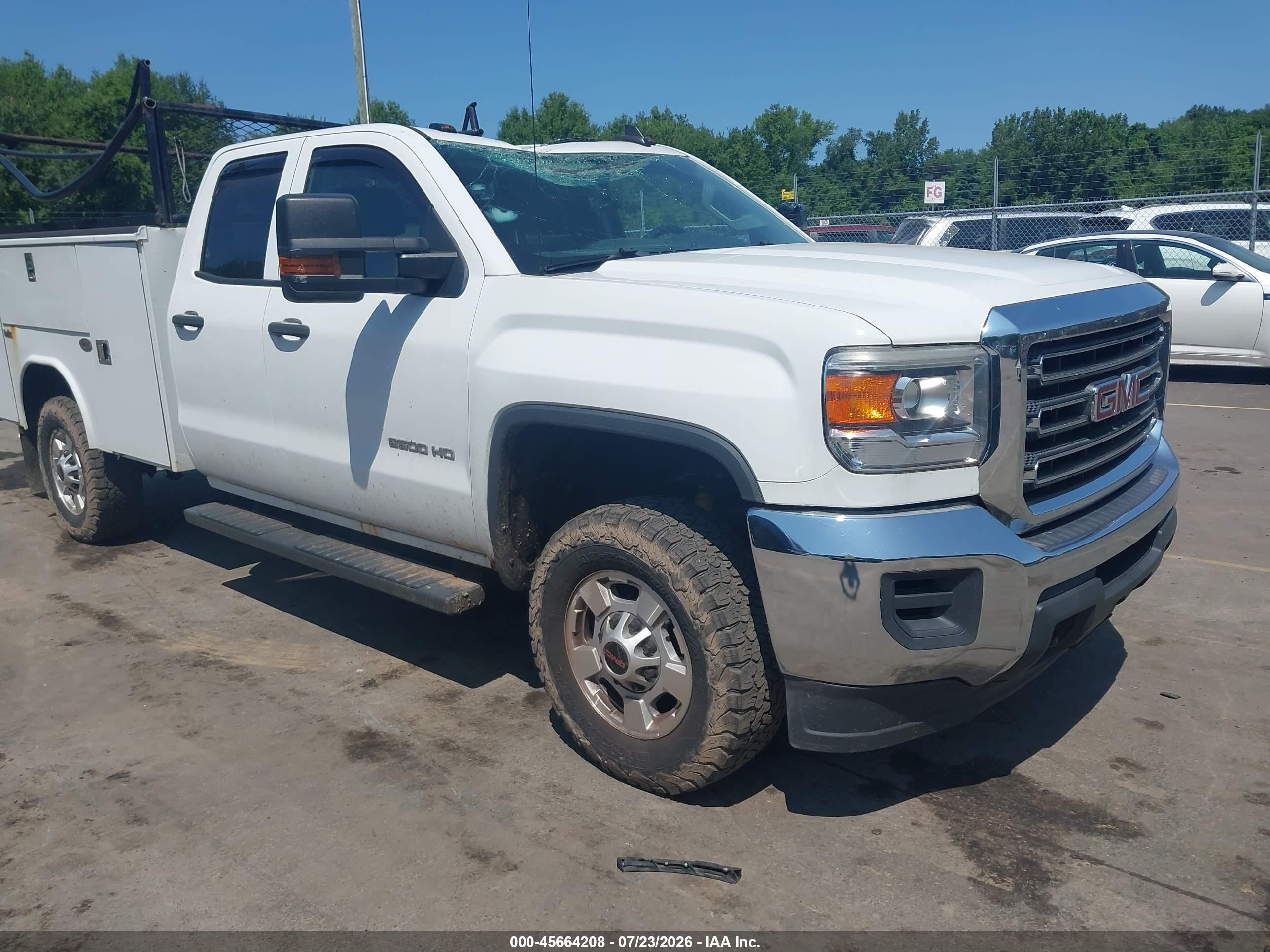 2015 Gmc Sierra 2500hd Available Wifi   White vin: 1GT22XEG6FZ520824